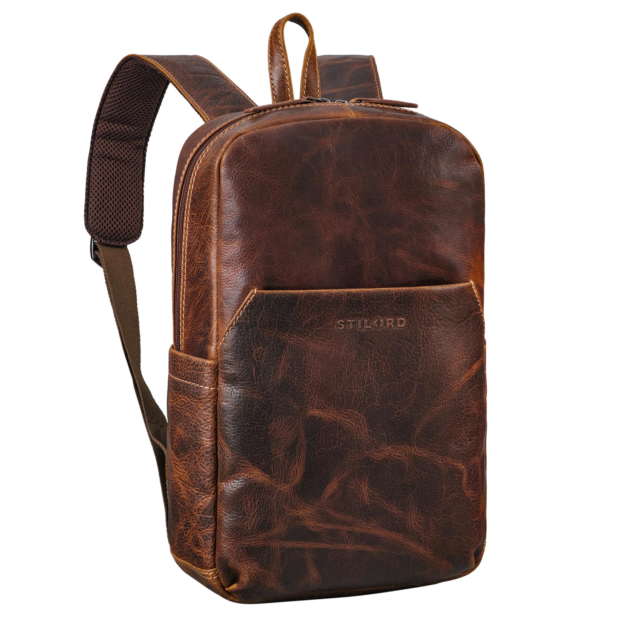 STILORD 'Kim' Zaino Donna Vera Pelle per Laptop 12"