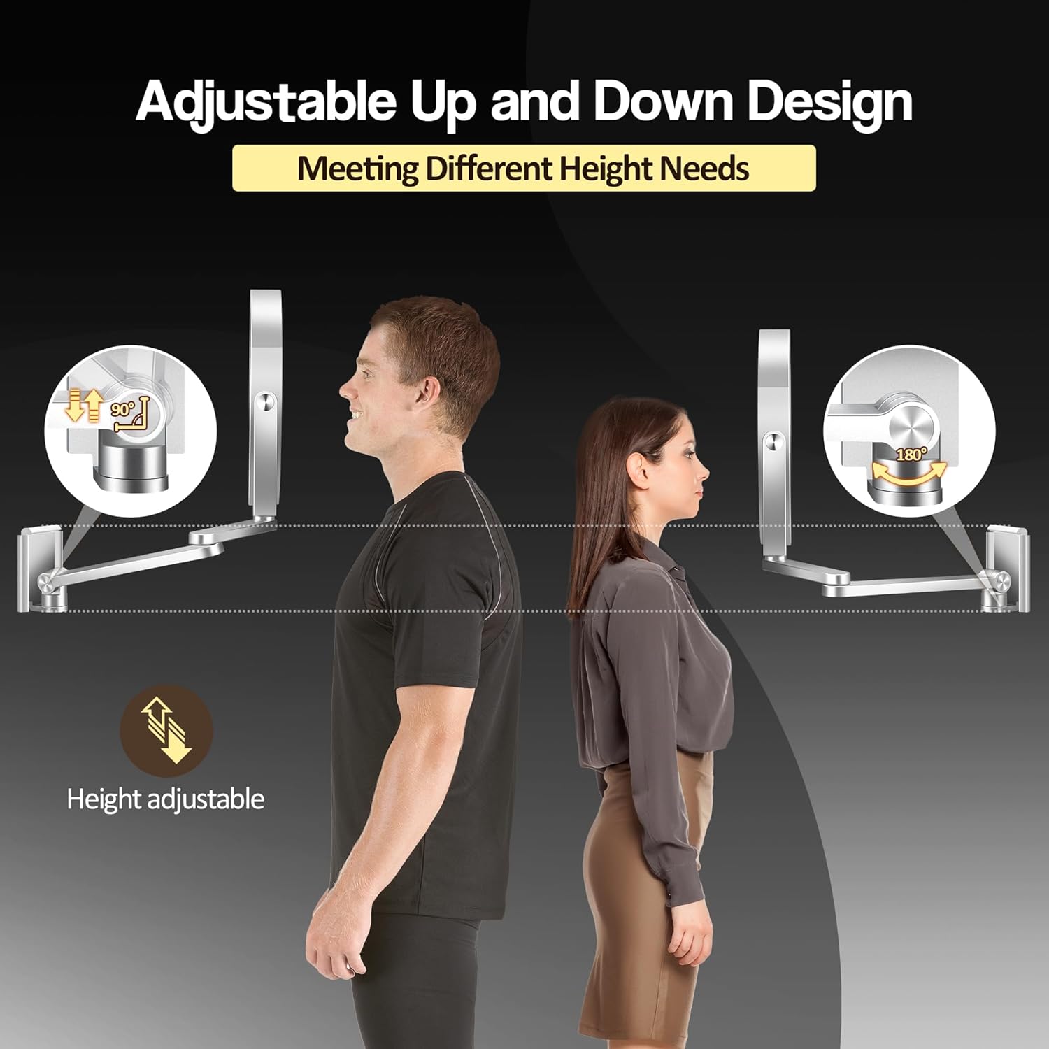 Specchio Trucco da Parete Ingranditore 20X con Luce LED - immagine 2