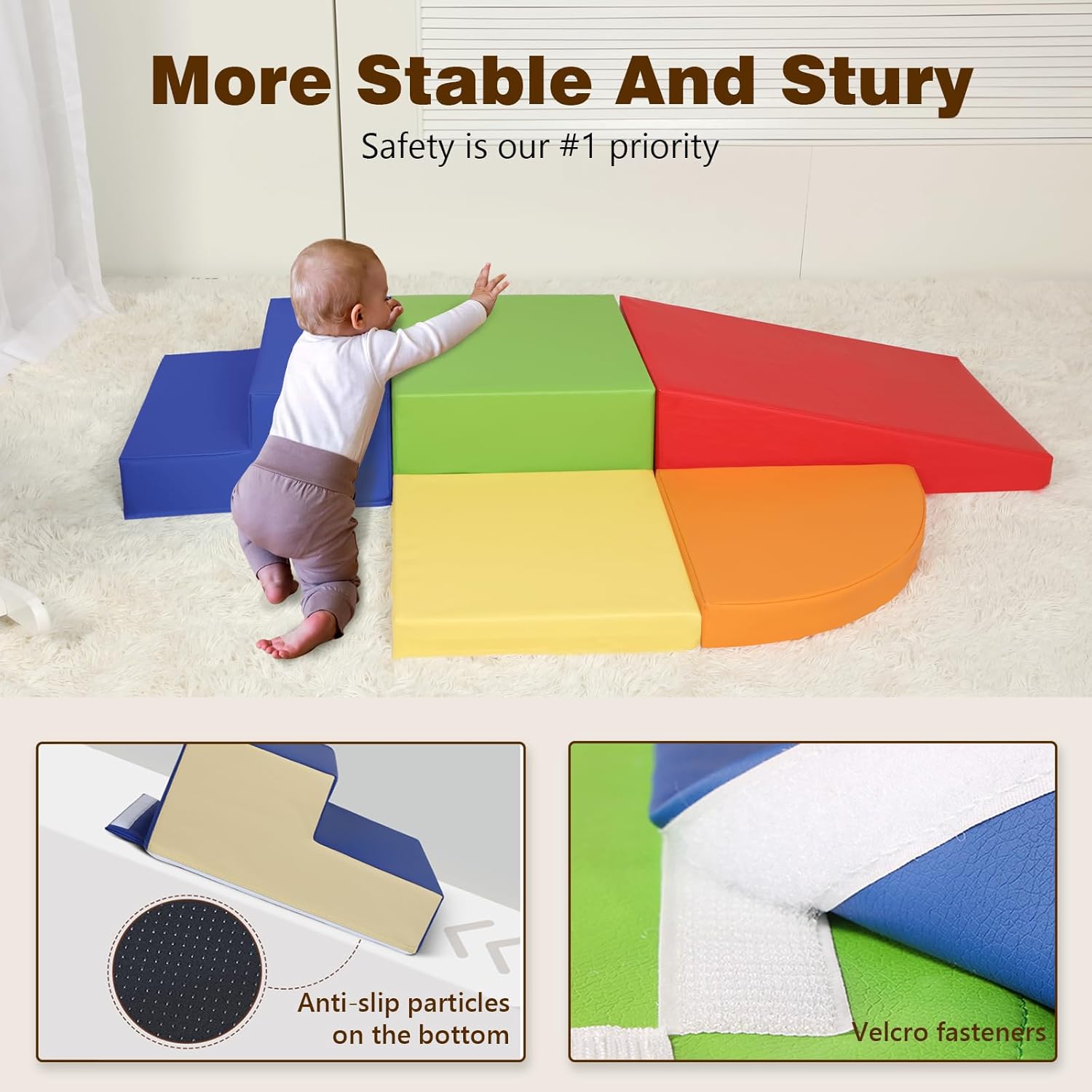 Blocchi Morbidi in Schiuma per Bambini (5 Pezzi) - immagine 3