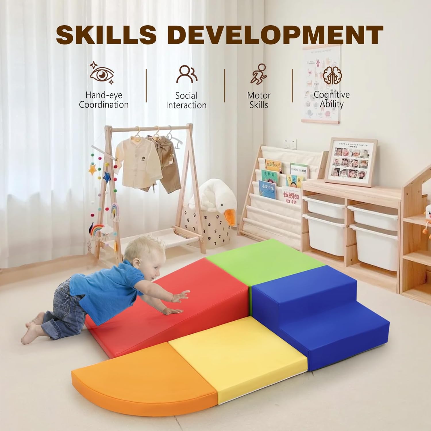 Blocchi Morbidi in Schiuma per Bambini (5 Pezzi) - immagine 5