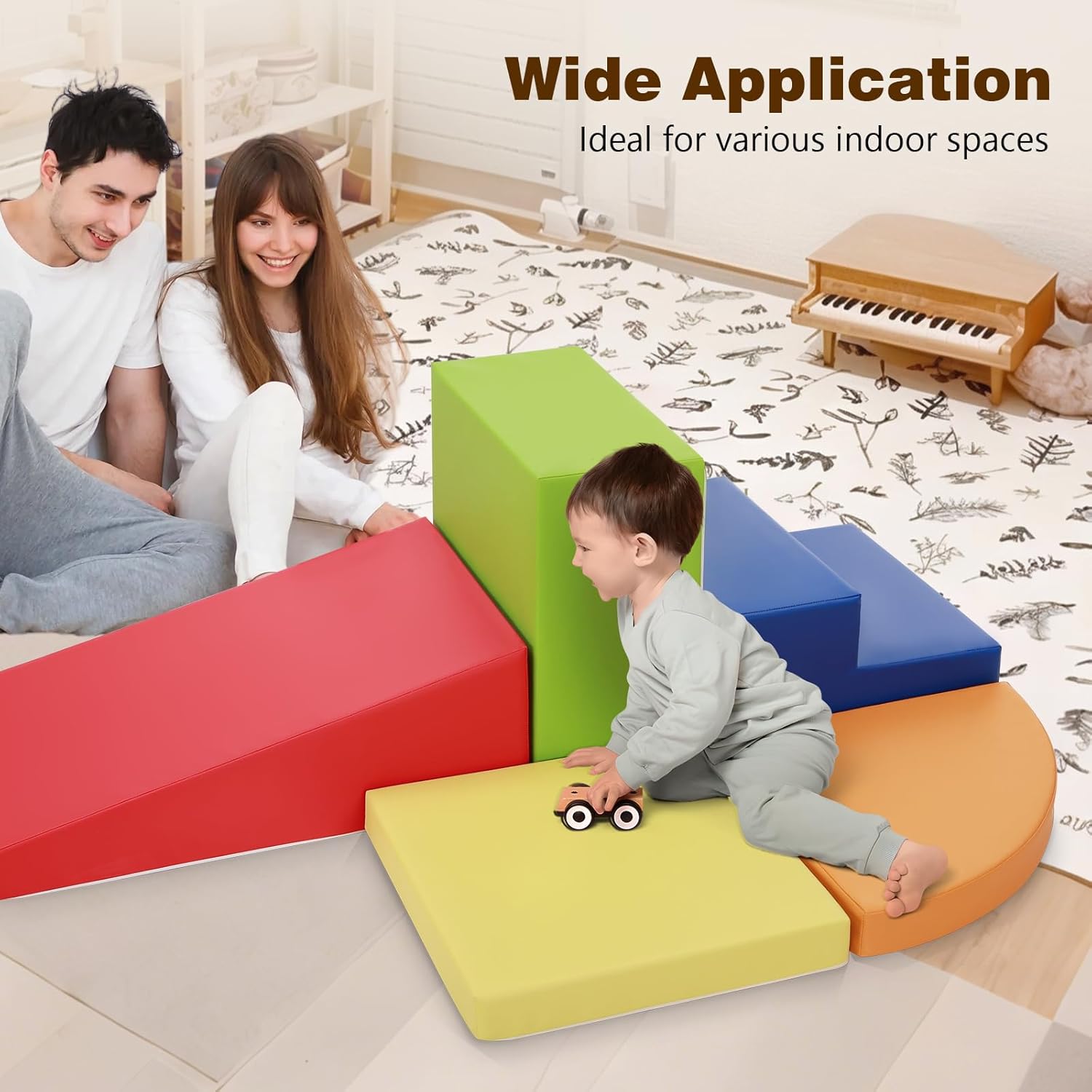 Blocchi Morbidi in Schiuma per Bambini (5 Pezzi) - immagine 6