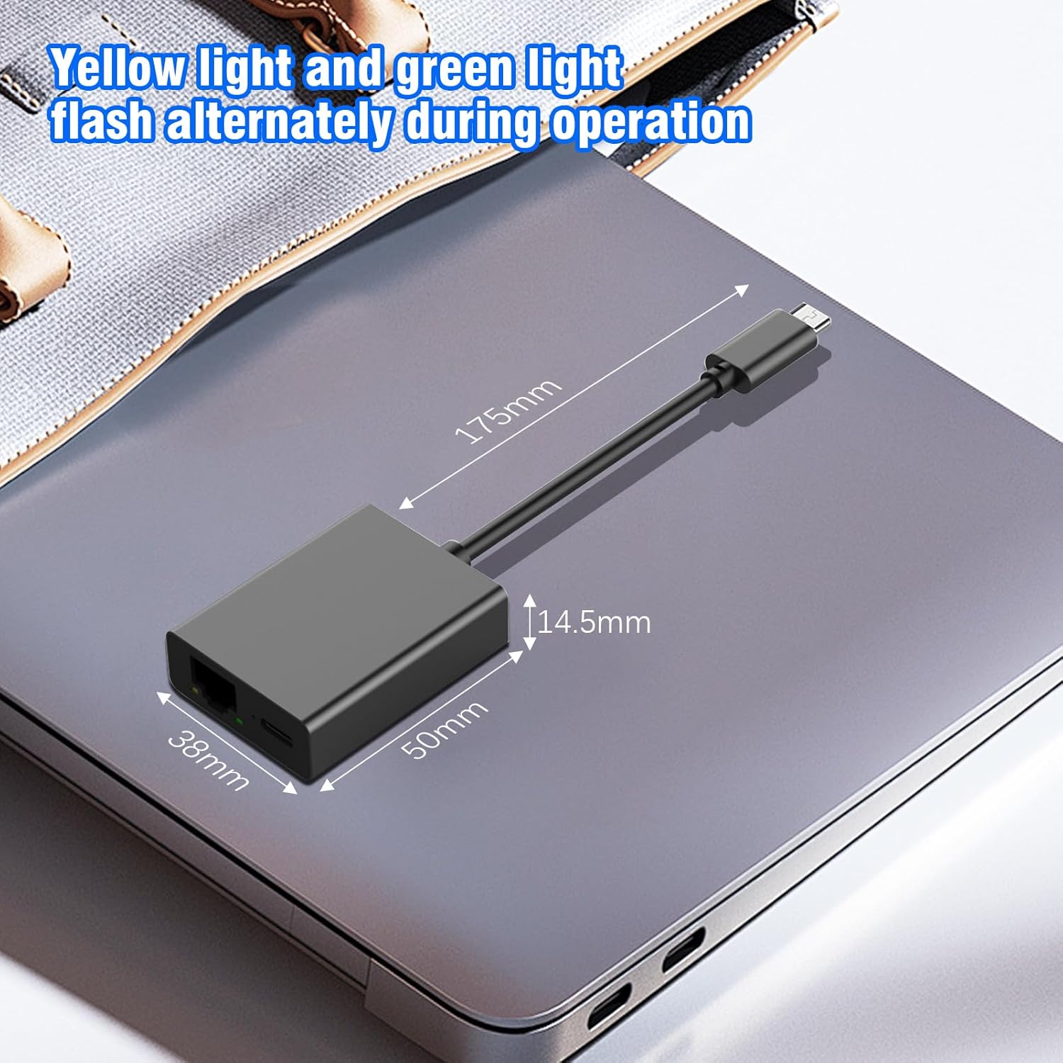 Zhiting Adattatore LAN Micro USB a RJ45 Ethernet - immagine 6