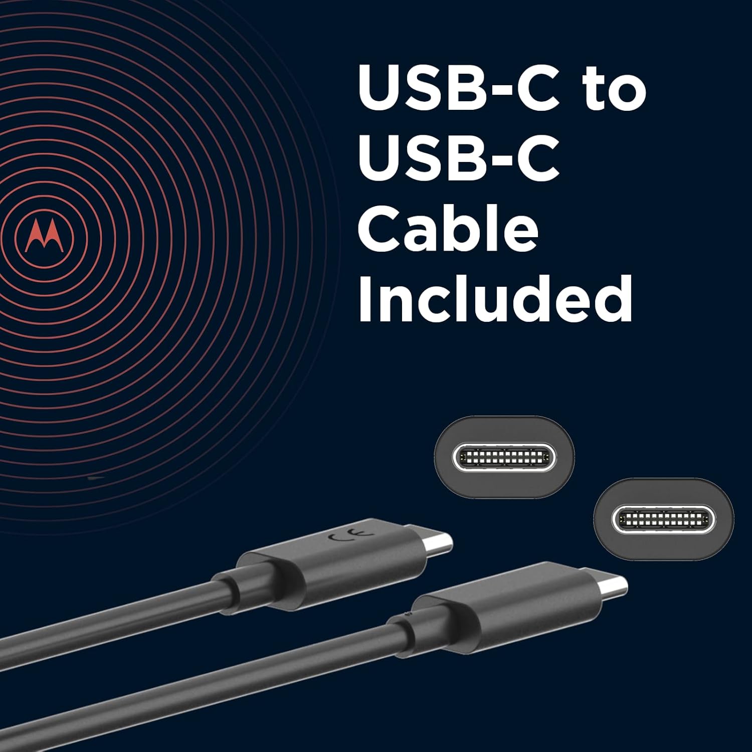 Motorola Chargers - Caricatore da Muro 30W con Cavo USB-C 1M - immagine 4