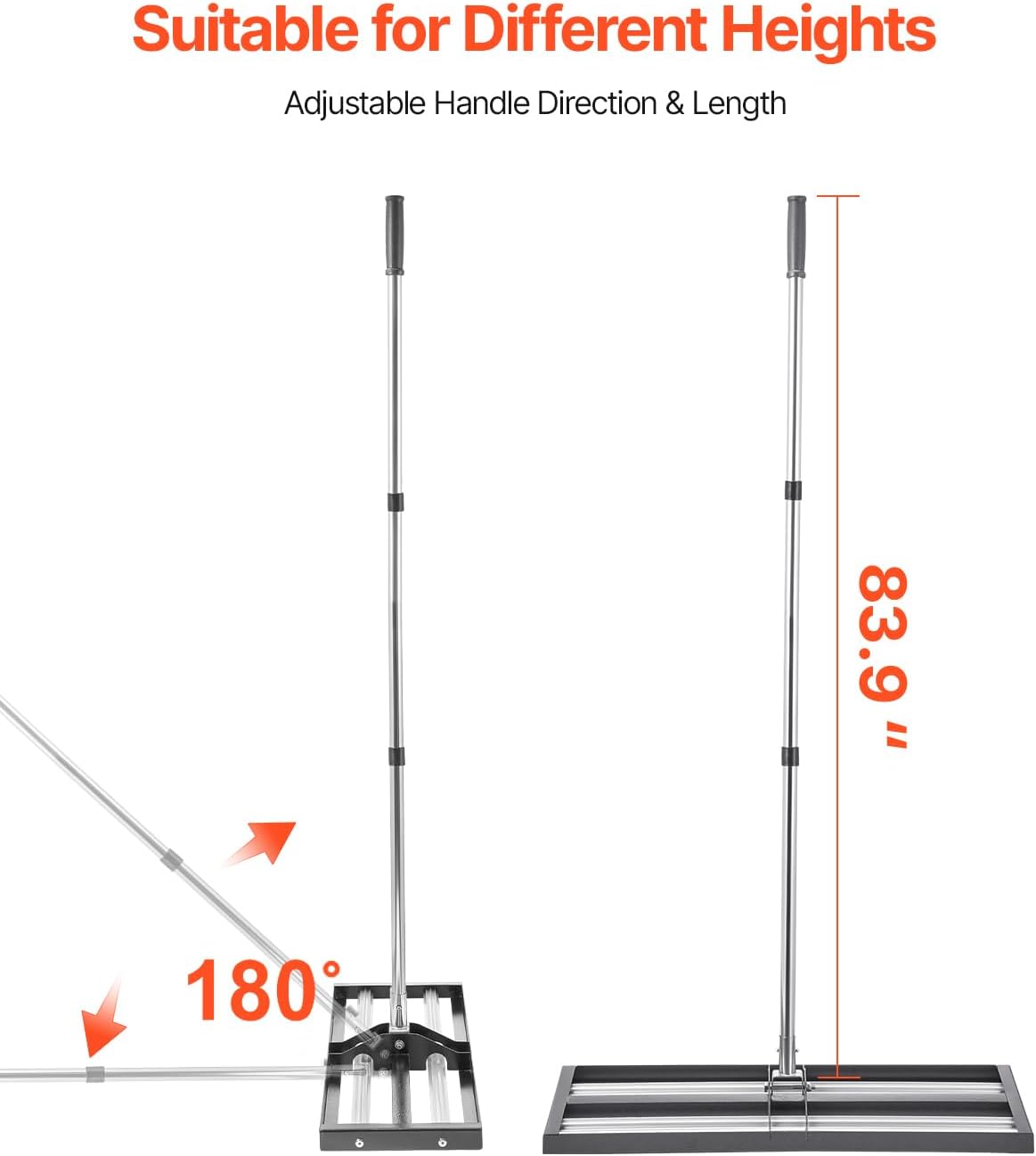 Vevor Rastrello Livellatore per Prato 2130mm - immagine 4