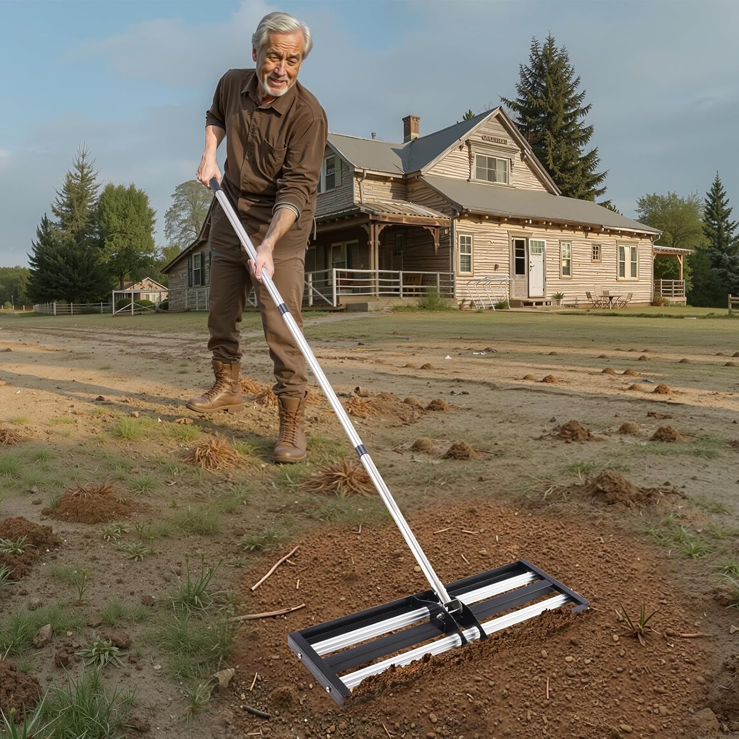 Vevor Rastrello Livellatore per Prato 2130mm - immagine 8