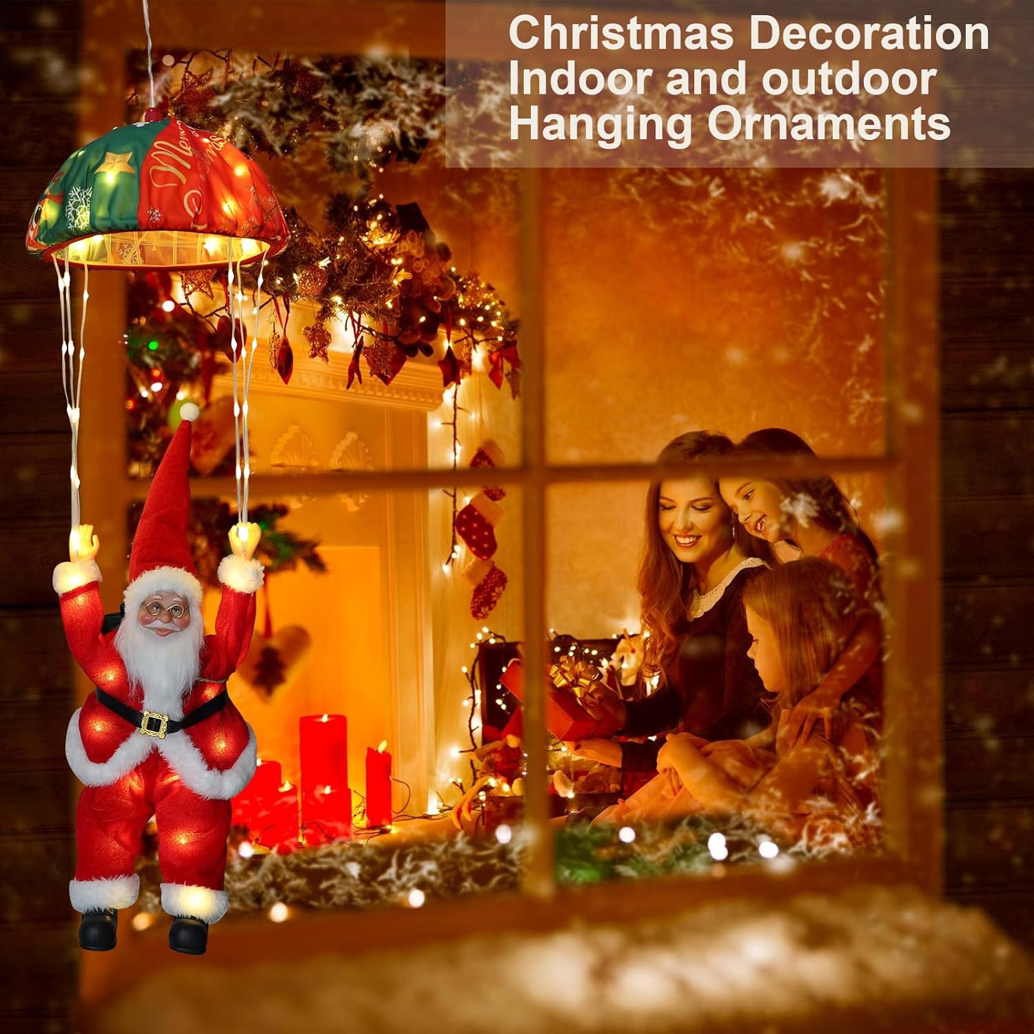 Auting Catena di Luci LED con Babbo Natale - immagine 5