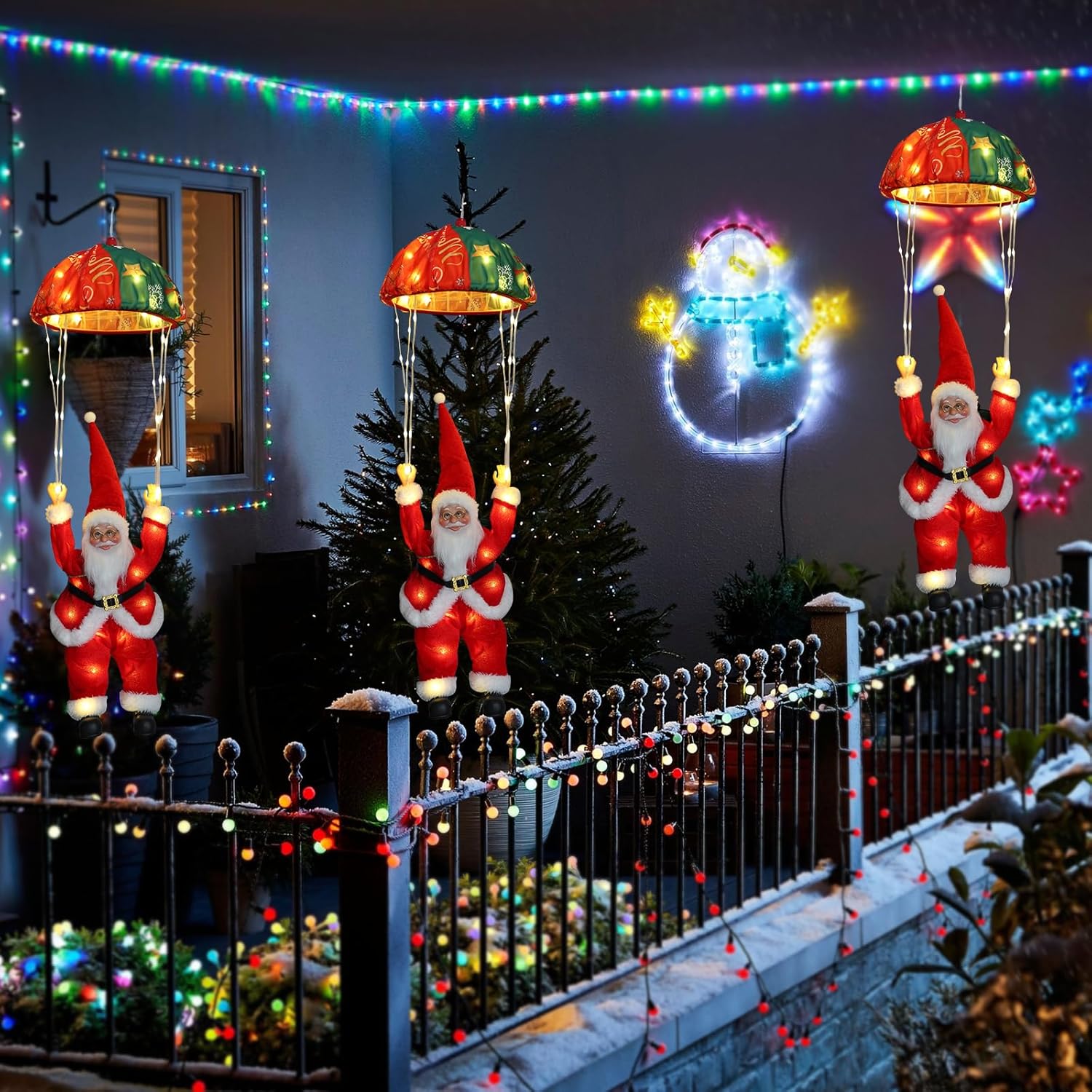 Auting Catena di Luci LED con Babbo Natale - immagine 6