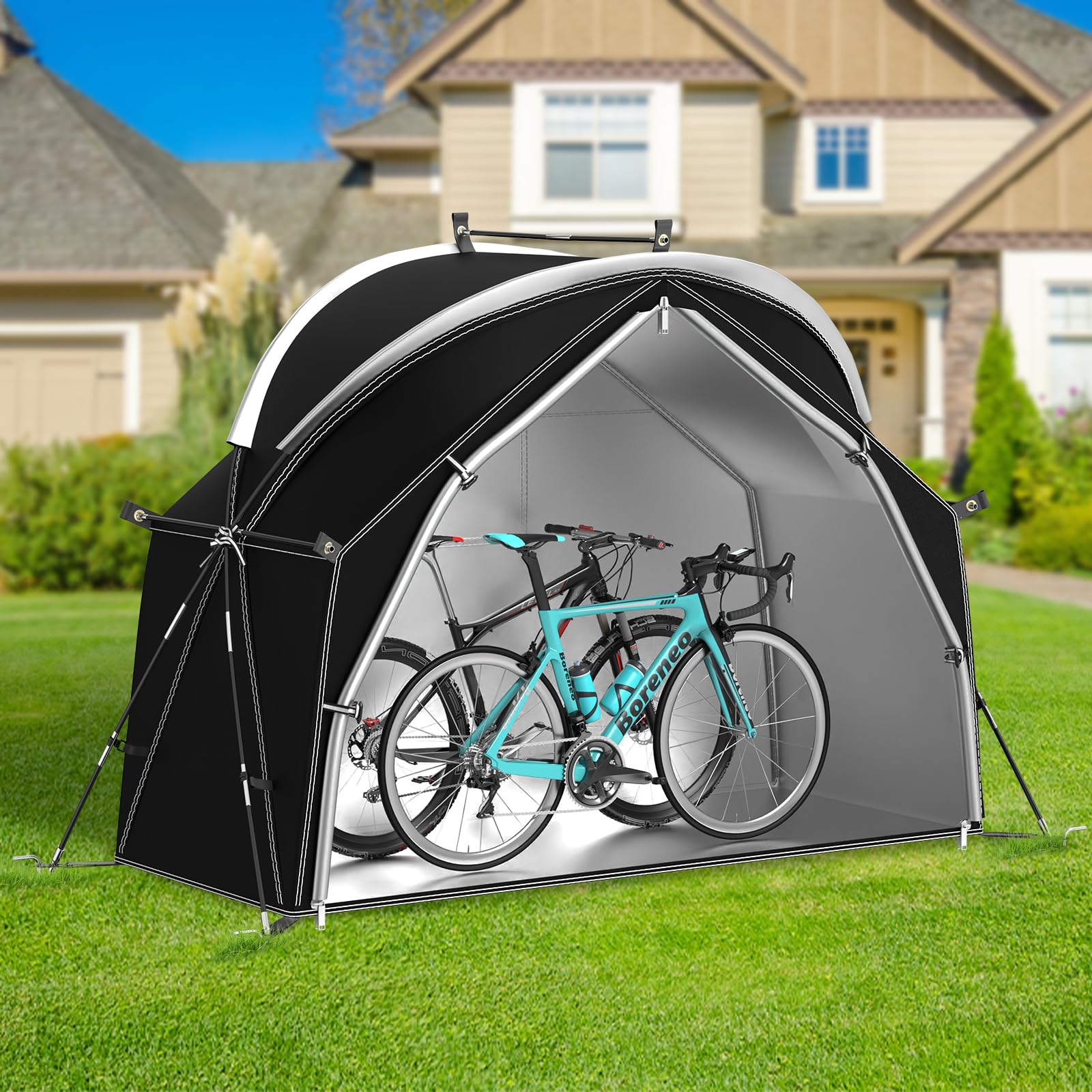 Tenda Portatile per Bicicletta 200x80x145CM