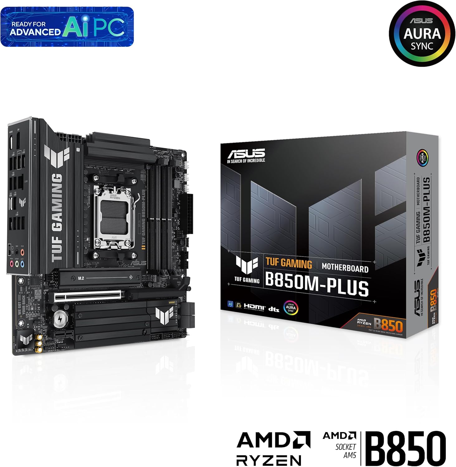 TUF GAMING B850M-PLUS - immagine 2