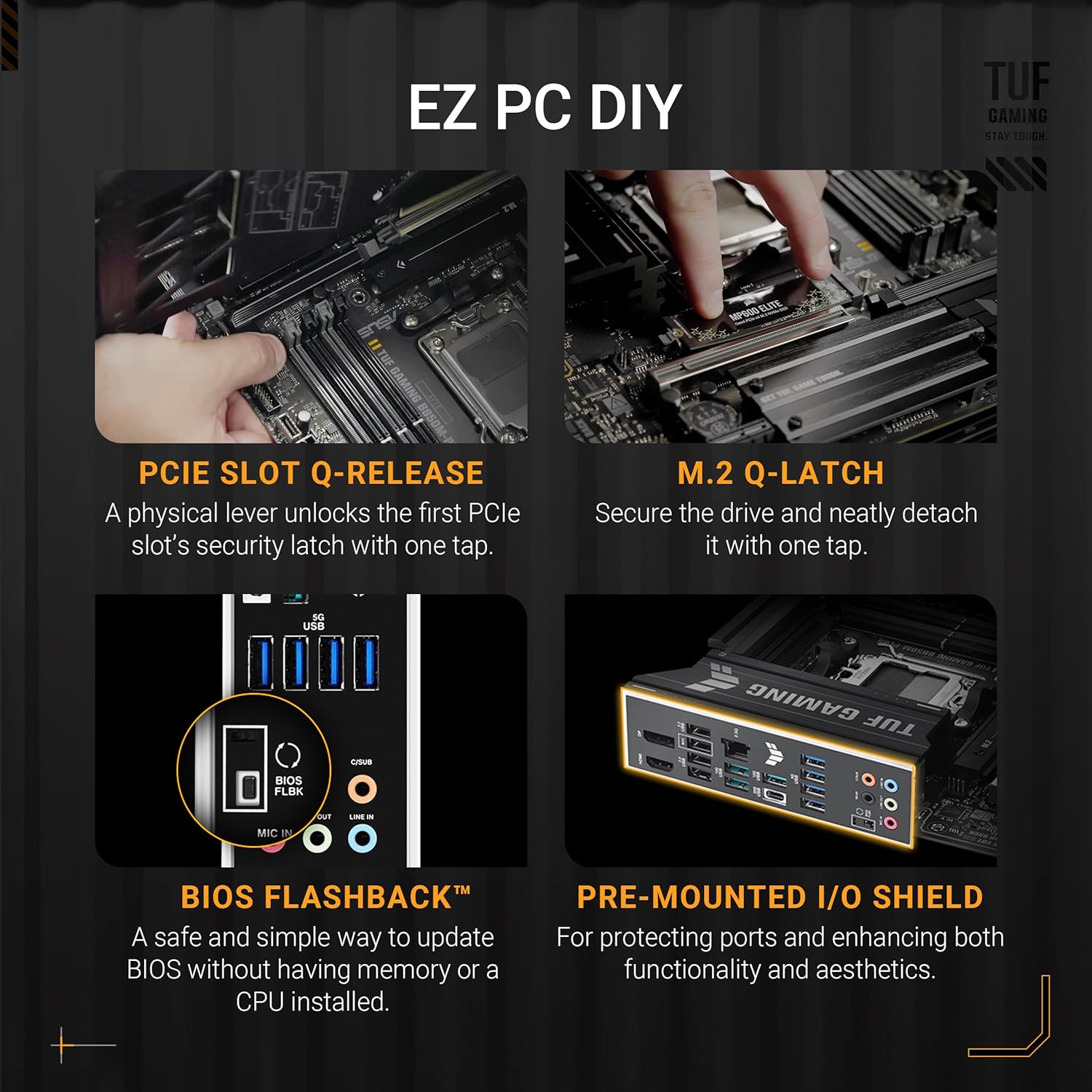 TUF GAMING B850M-PLUS - immagine 5