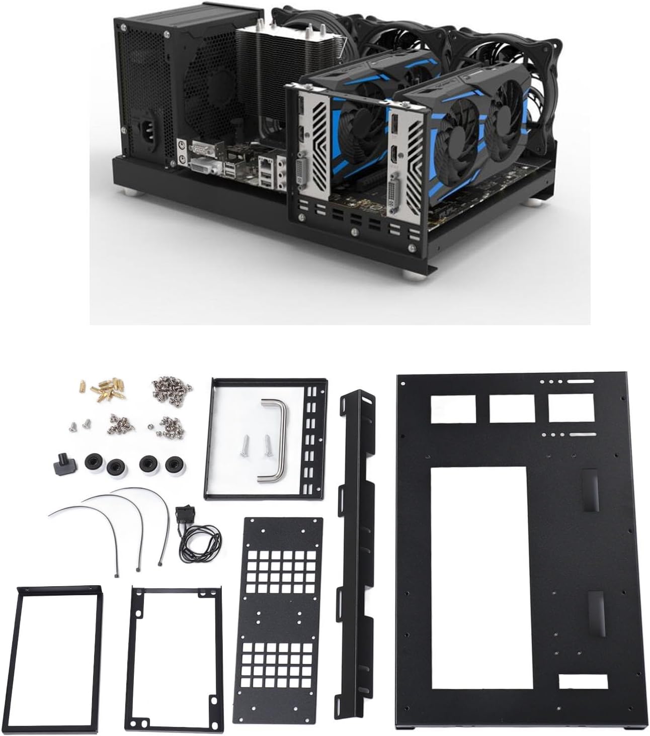 Rack per Case Computer da Gioco Fai-da-Te ATX - immagine 1