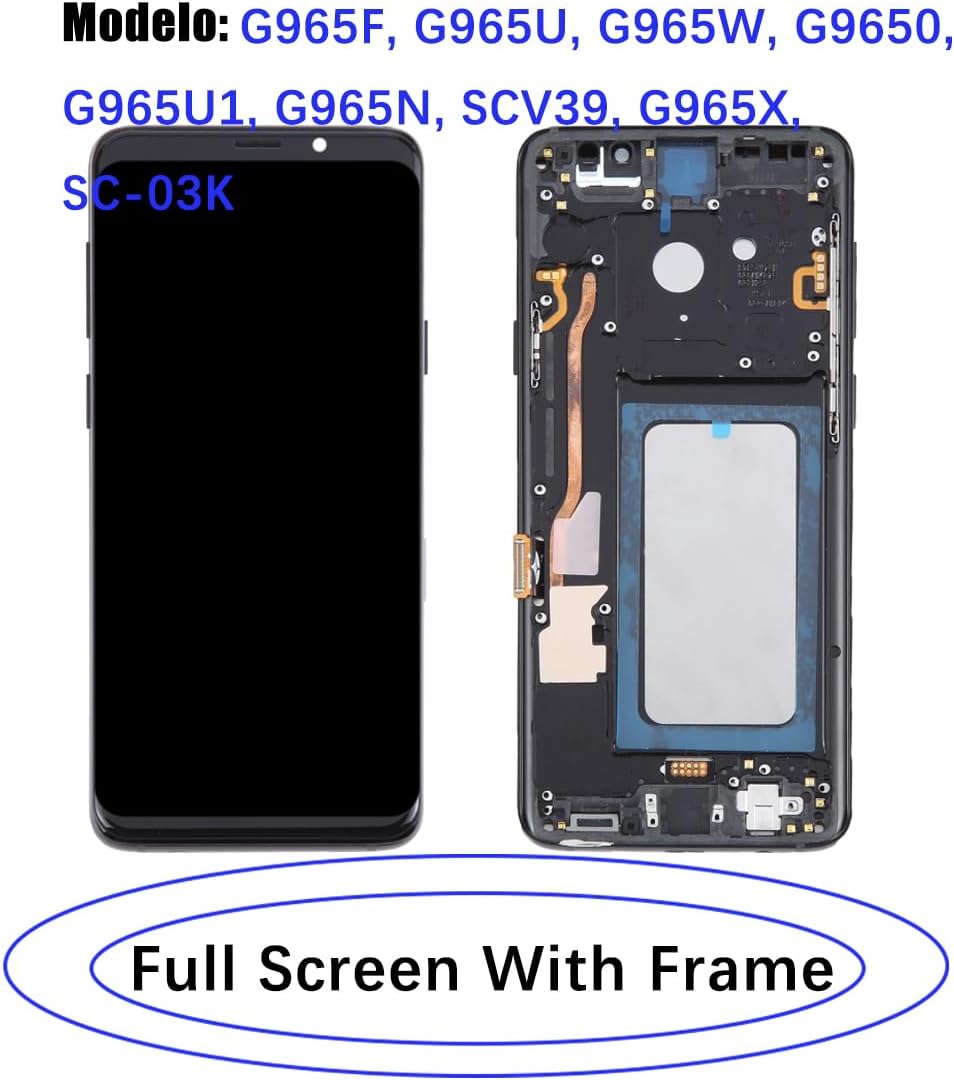 Display Ricambio Samsung Galaxy S9 Plus LCD TFT, Nero - immagine 2