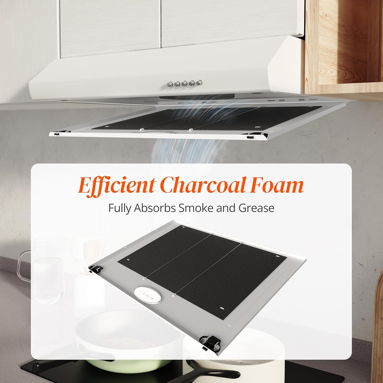 Firegas Cappa Aspirante 60 cm Bianca - immagine 4