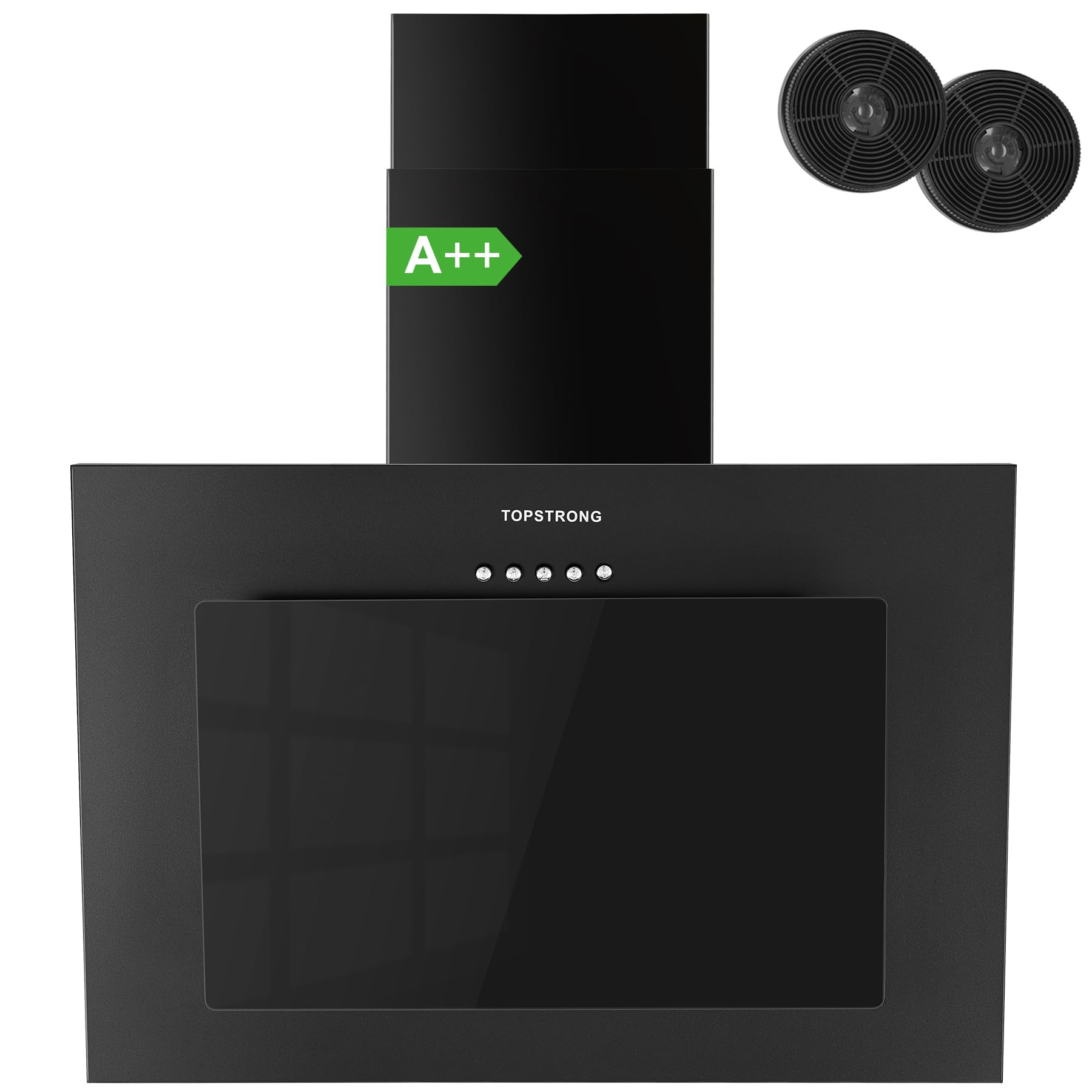 Topstrong Cappa Aspirante Inclinata 60cm, Classe A++