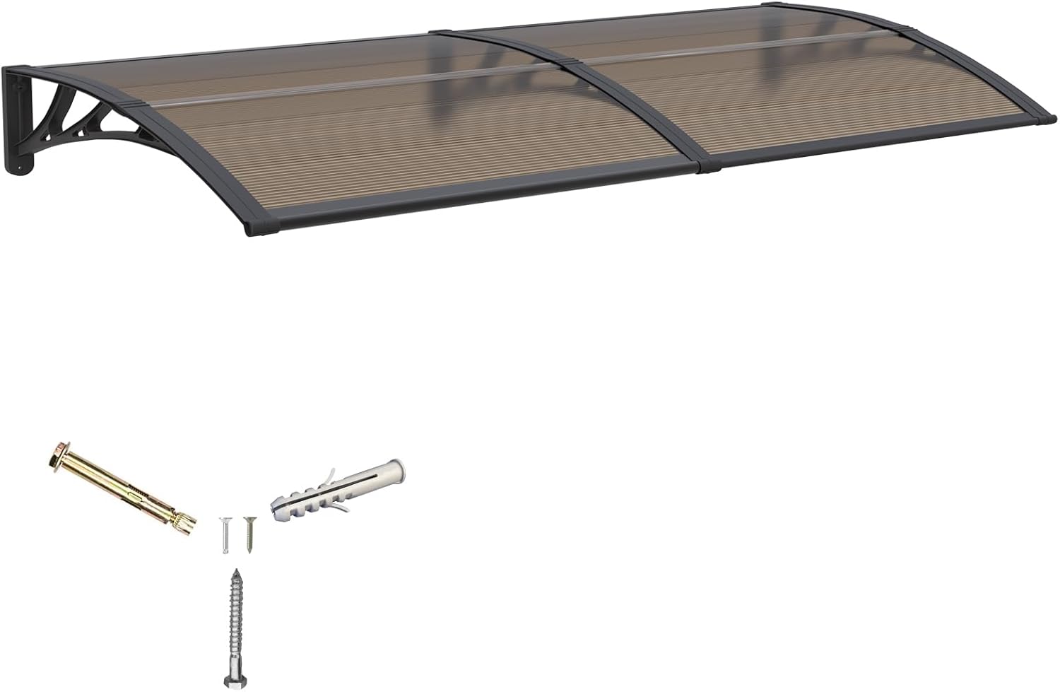 Pensilina Tettoia per Porta Balcone 150x100 cm