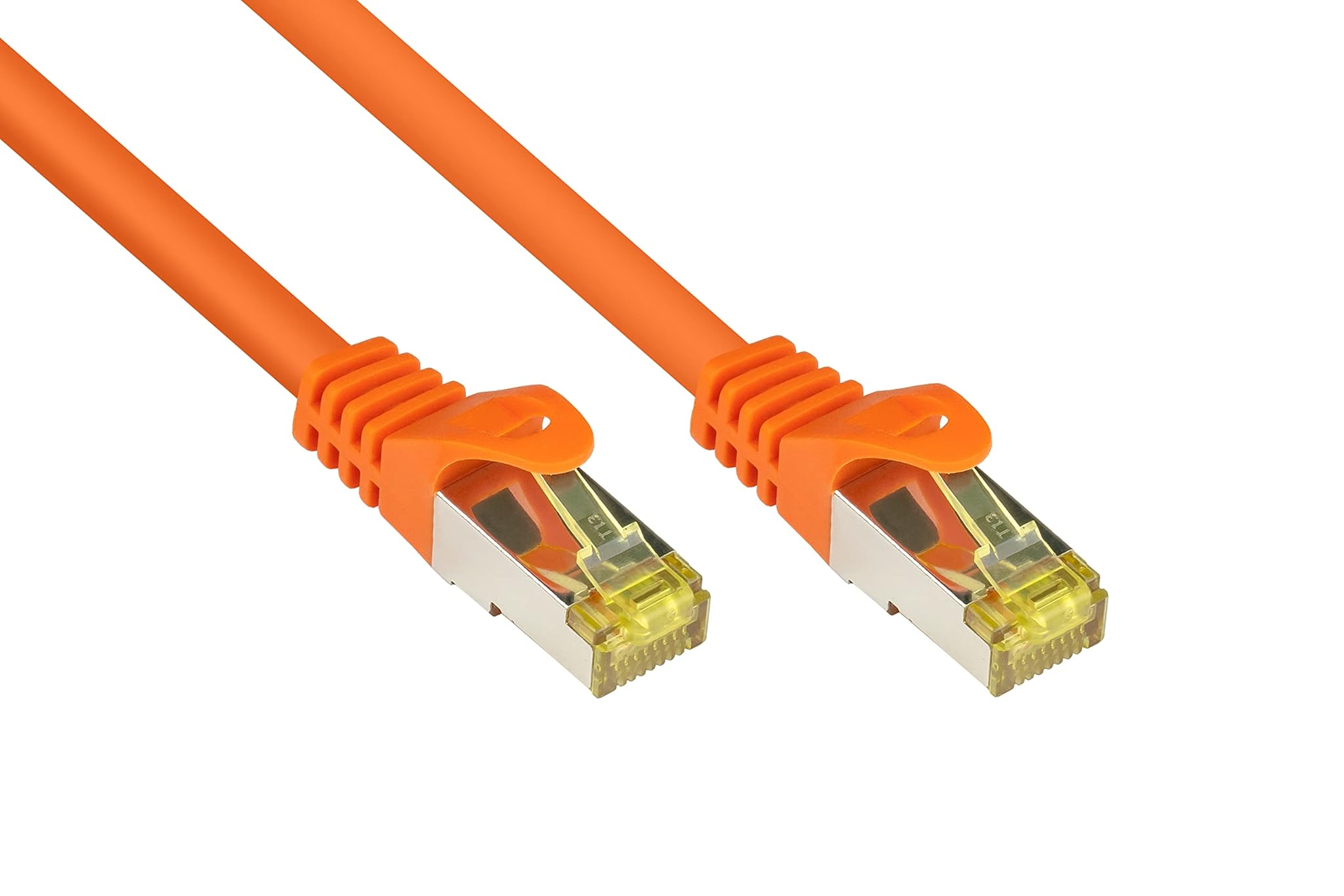 Good Connec Cavo Rete RJ45 CAT 7 S/FTP 30m, Orange