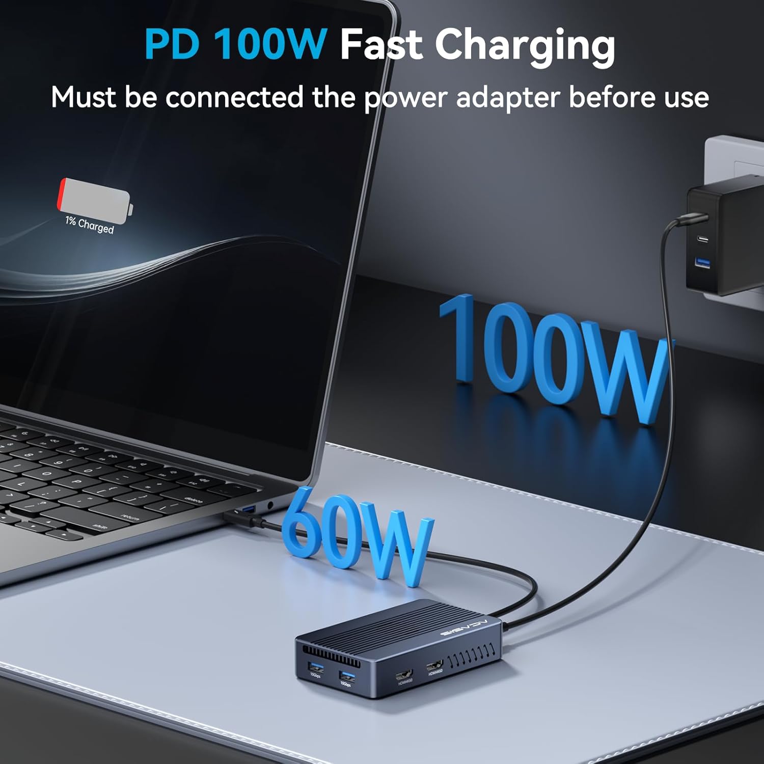 Acasis 40Gbps M.2 NVMe SSD Enclosure USB-C - immagine 6