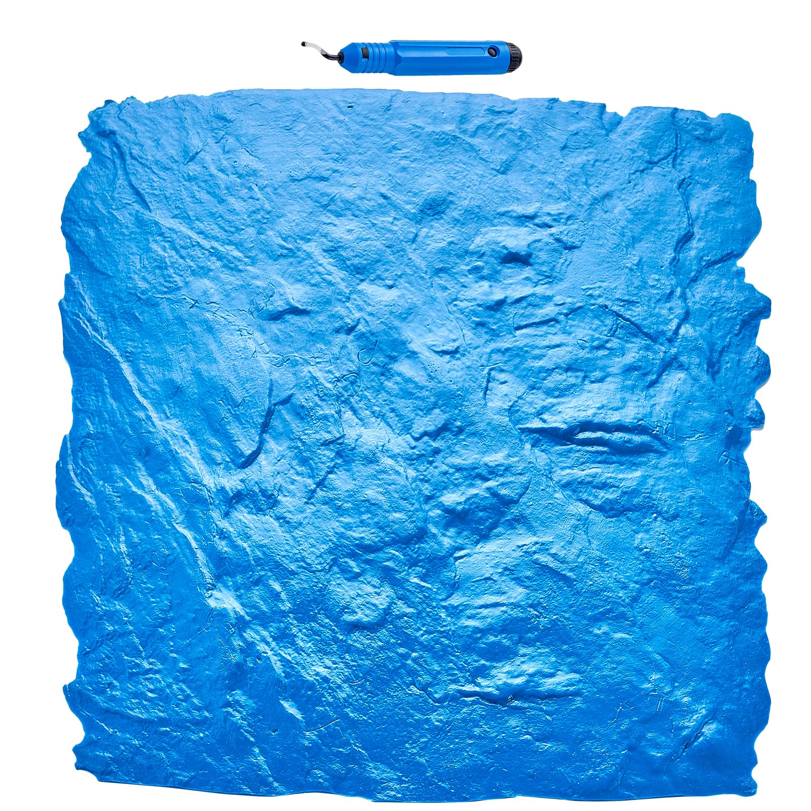 VEVOR Tappetino per Timbri in Cemento 600x600mm, Blu