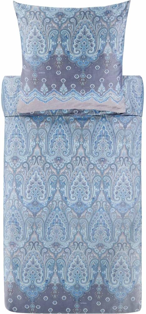 Bassetti Isolabella - Biancheria da Letto Raso Cotone Azzurro