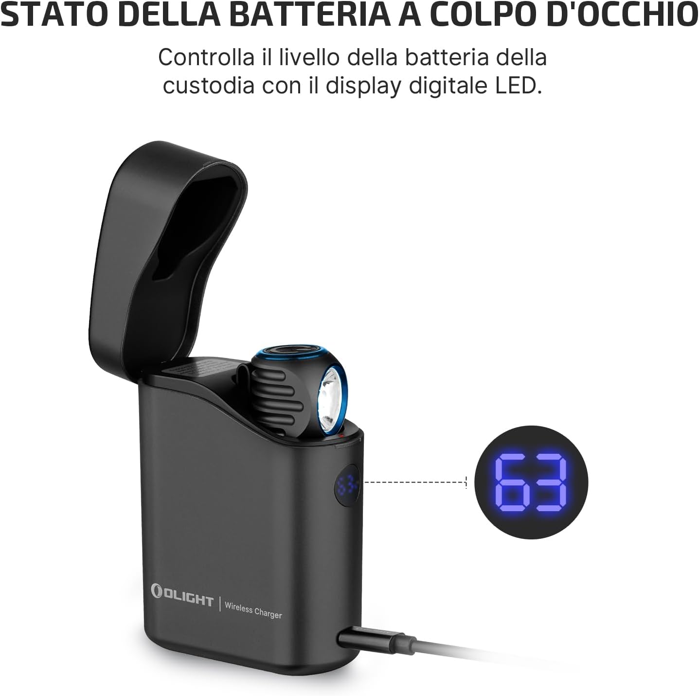 OLIGHT Perun 3 Mini Kit Lampada Frontale 1250 Lumen, Nero - immagine 4