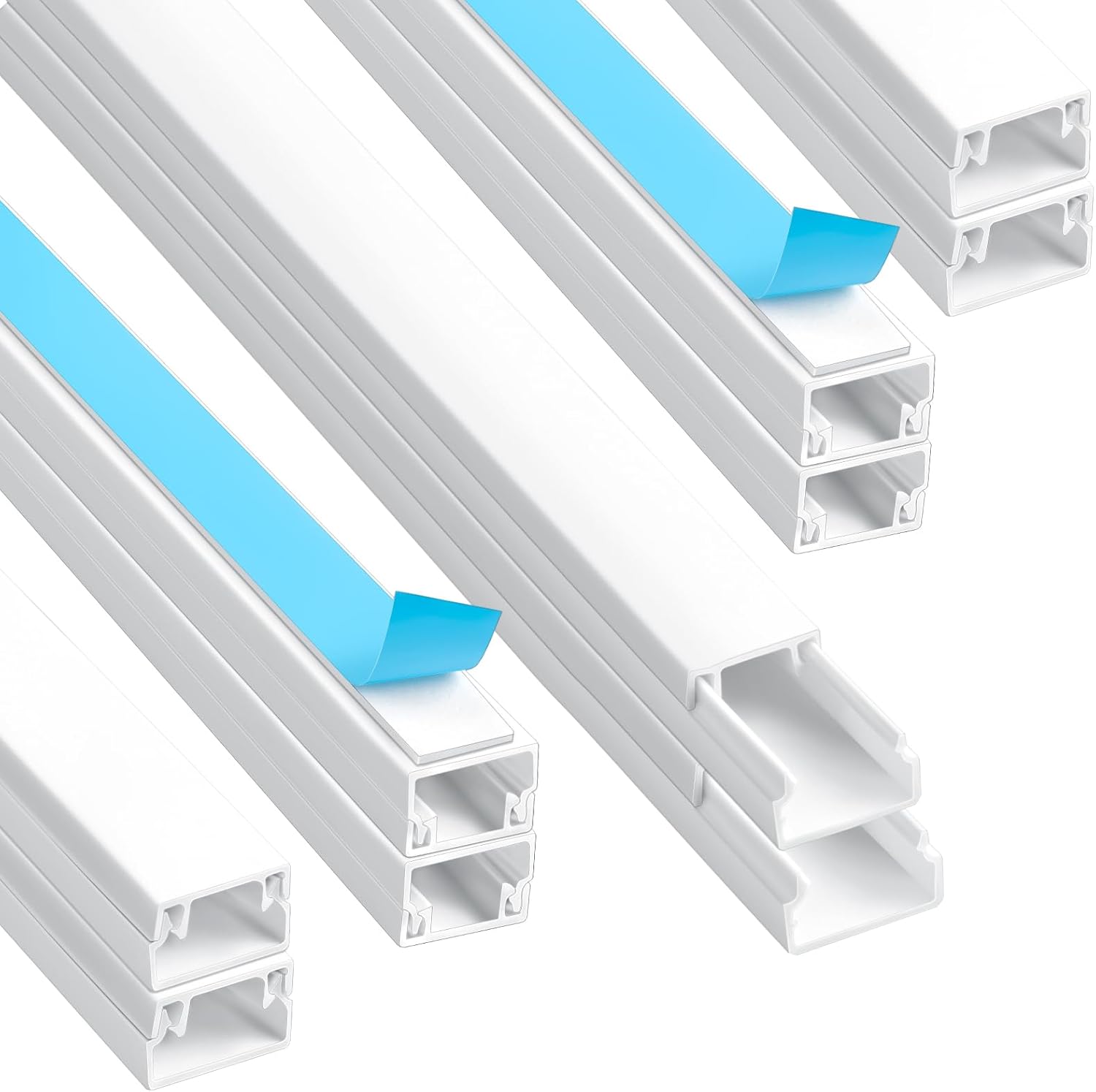 Aiqinu Canalina Passacavi Adesiva 10 Pezzi - immagine 1