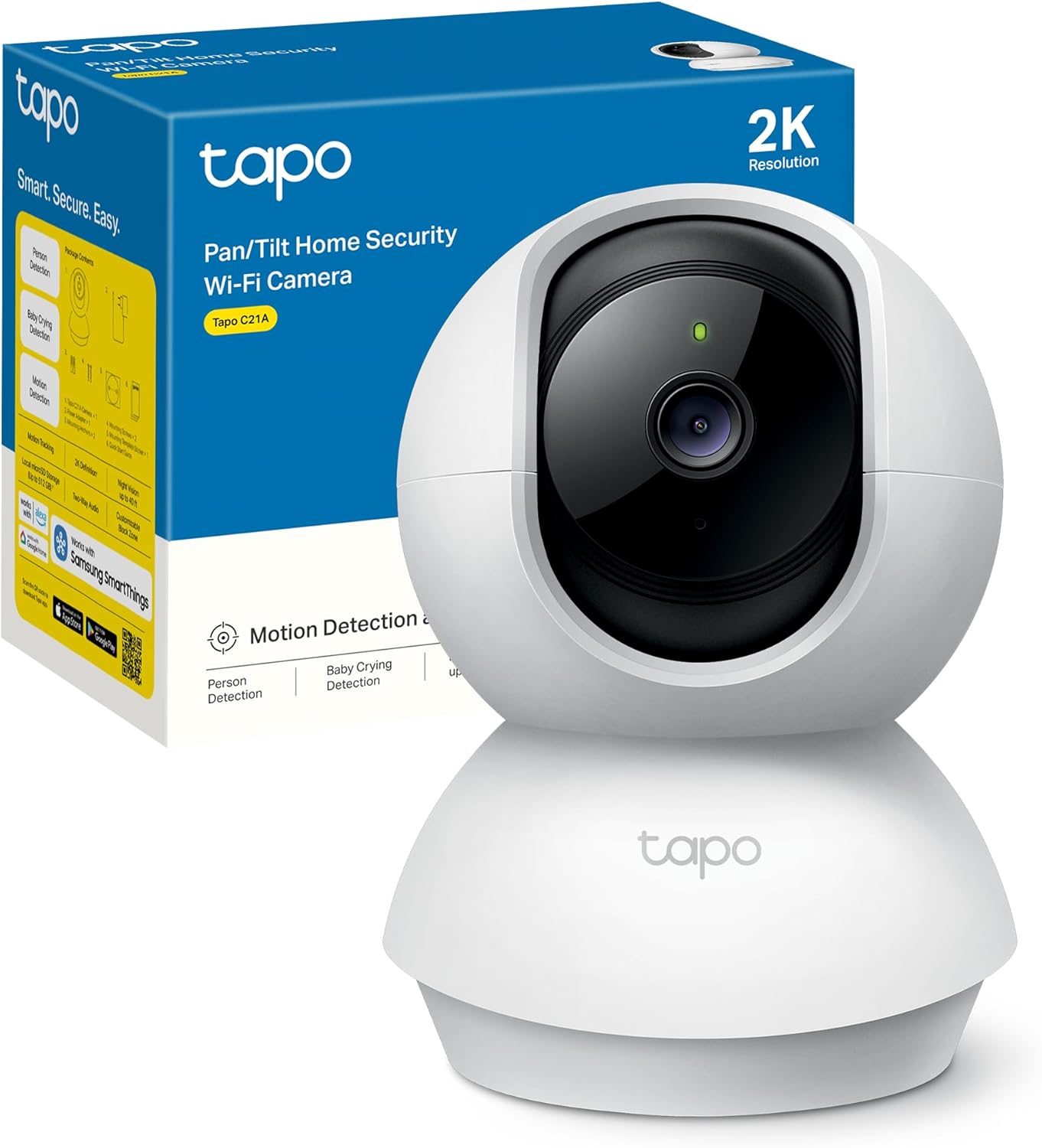 Tapo Telecamera Wi-Fi Interno 2K 3MP - immagine 1