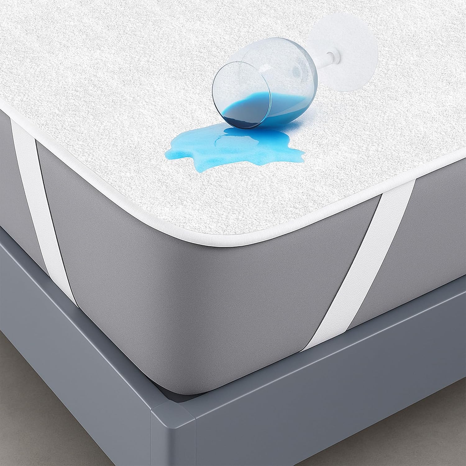 Coprimaterasso Matrimoniale Impermeabile 180x200cm (2 pz)