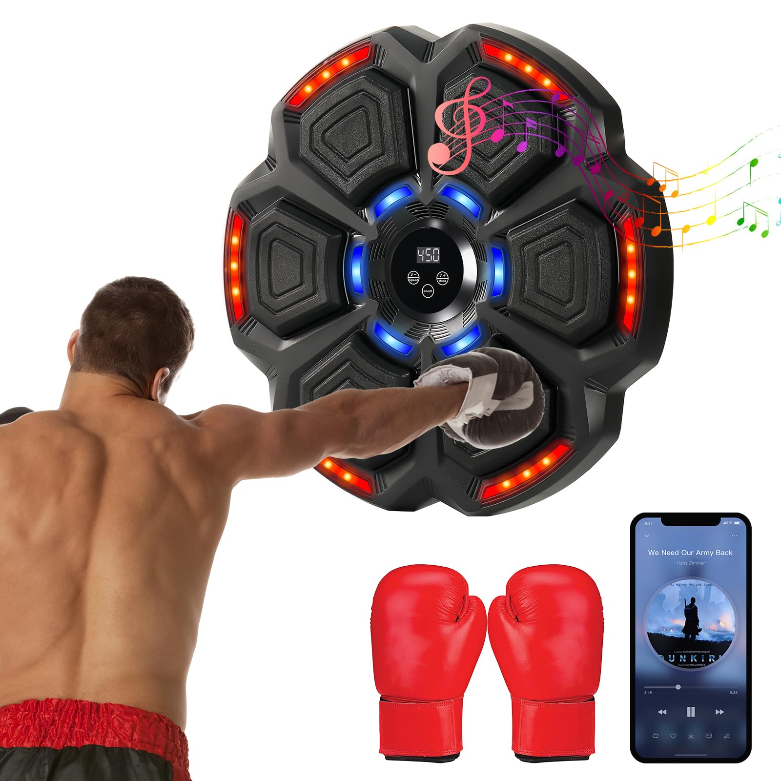 Silencomfort LED Music Boxing Machine - Bluetooth