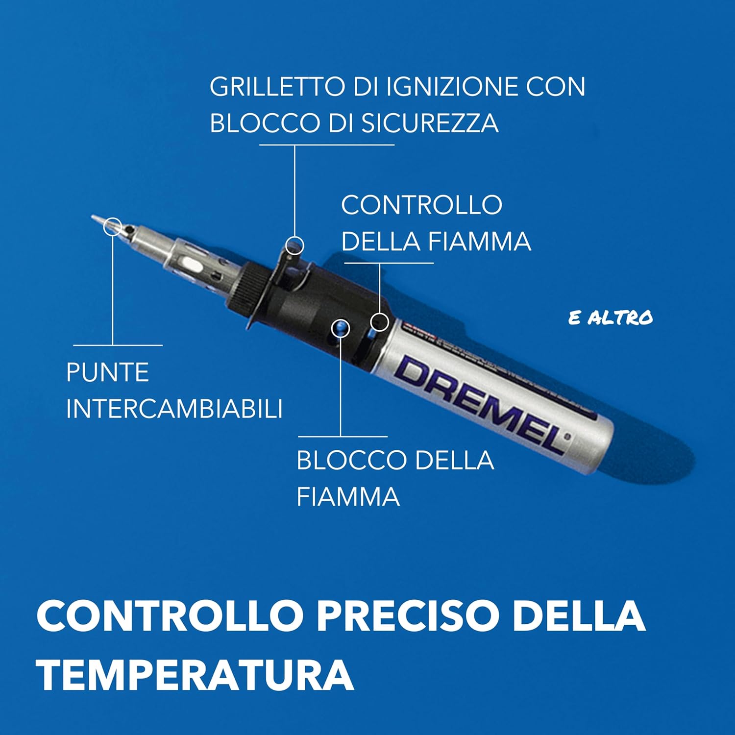 Dremel Versatip 2000 - Saldatore Senza Fili a Gas - immagine 3