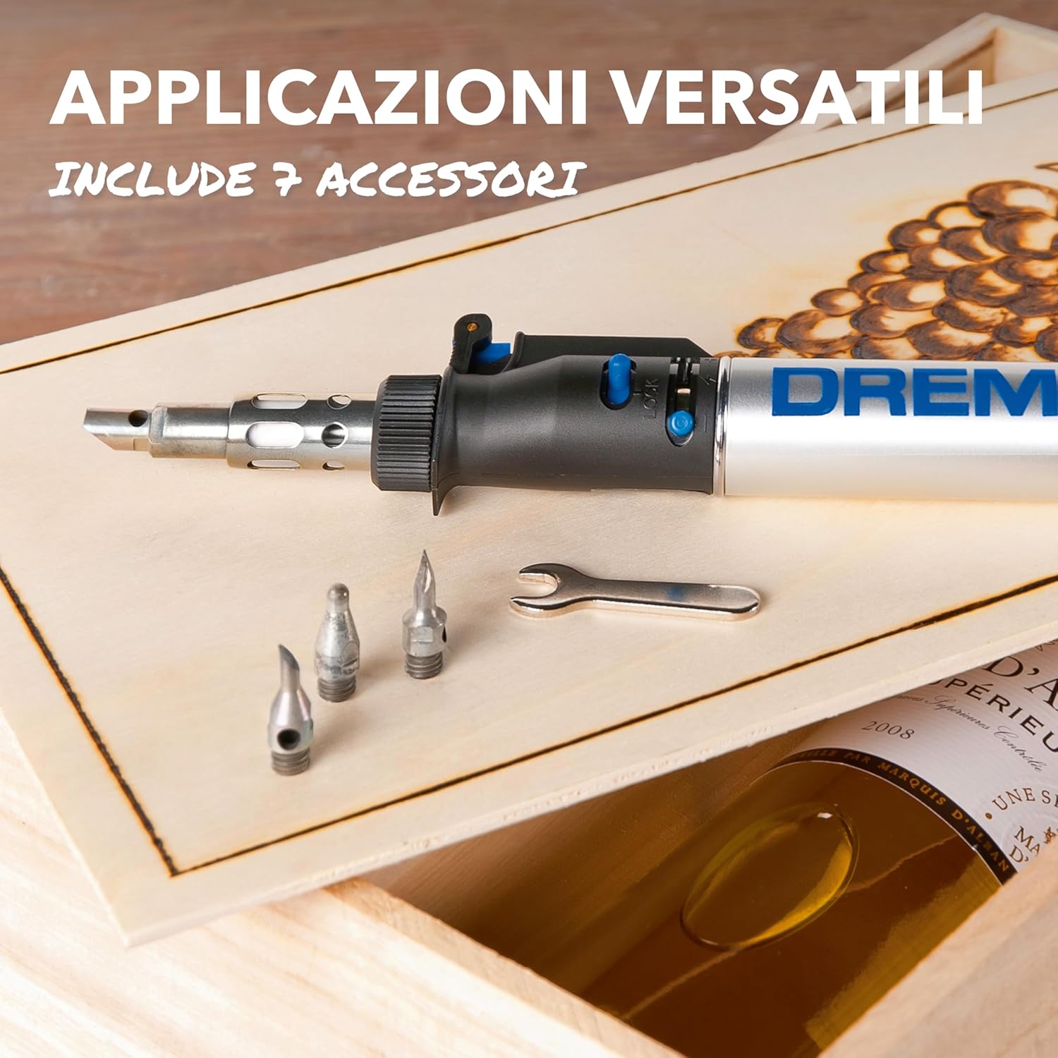 Dremel Versatip 2000 - Saldatore Senza Fili a Gas - immagine 4
