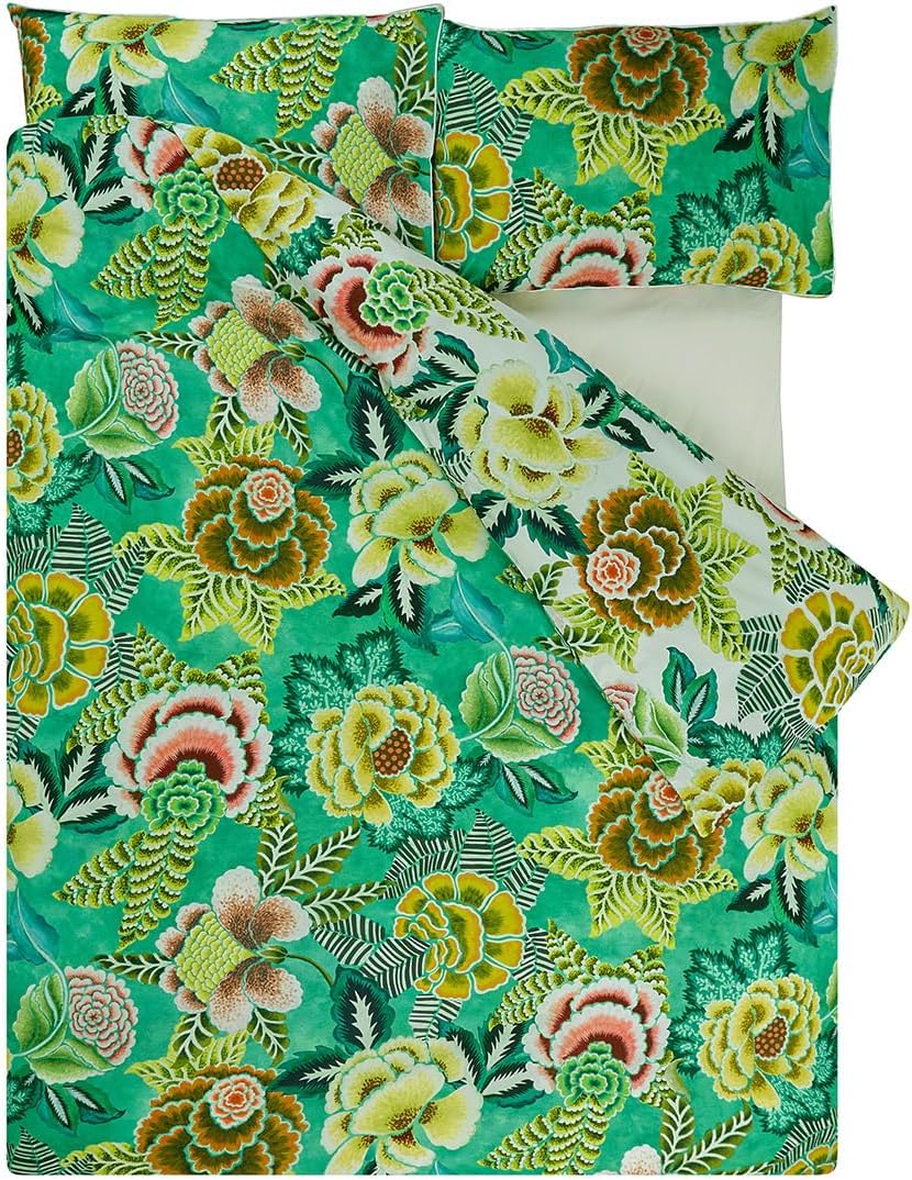 Copripiumino, Rosa Damasco Giada, 200 x 200 cm, Designers Guild - immagine 2