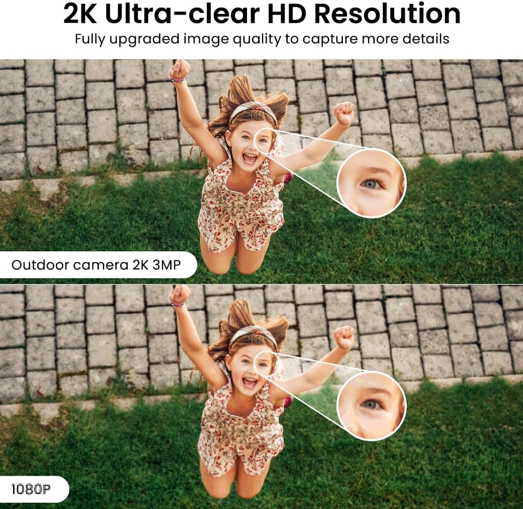 Telecamera WiFi Interno 2K C1 IP65 - immagine 3