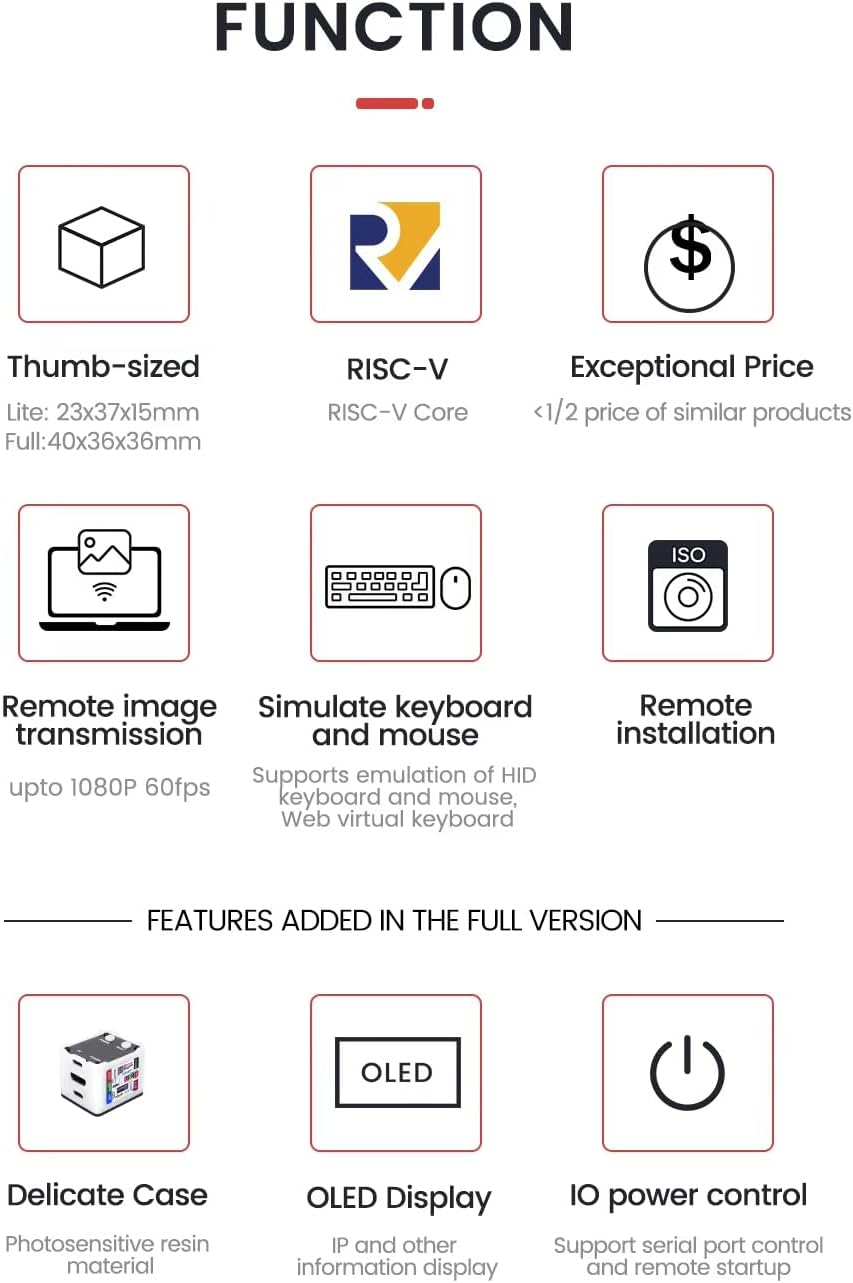 Youyeetoo Sipeed NanoKVM Mini Server Remote Control - immagine 4