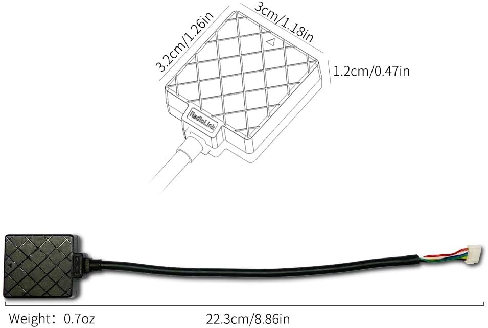 Radiolink M8N TS100 GPS Modulo bussola Alta precisione di posizionamento per controllore di volo fai da te RC Drone FPV - immagine 4
