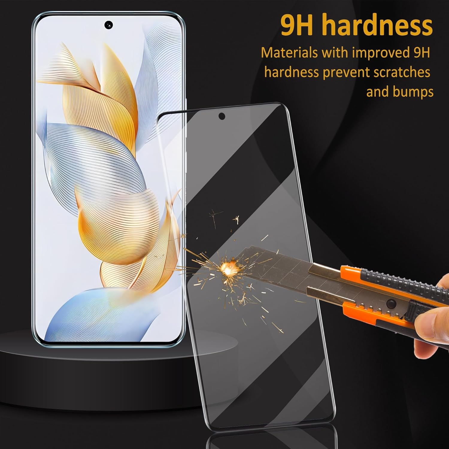 Ikabo 2+2 Pezzi Vetro Temperato per Honor 90 - immagine 3