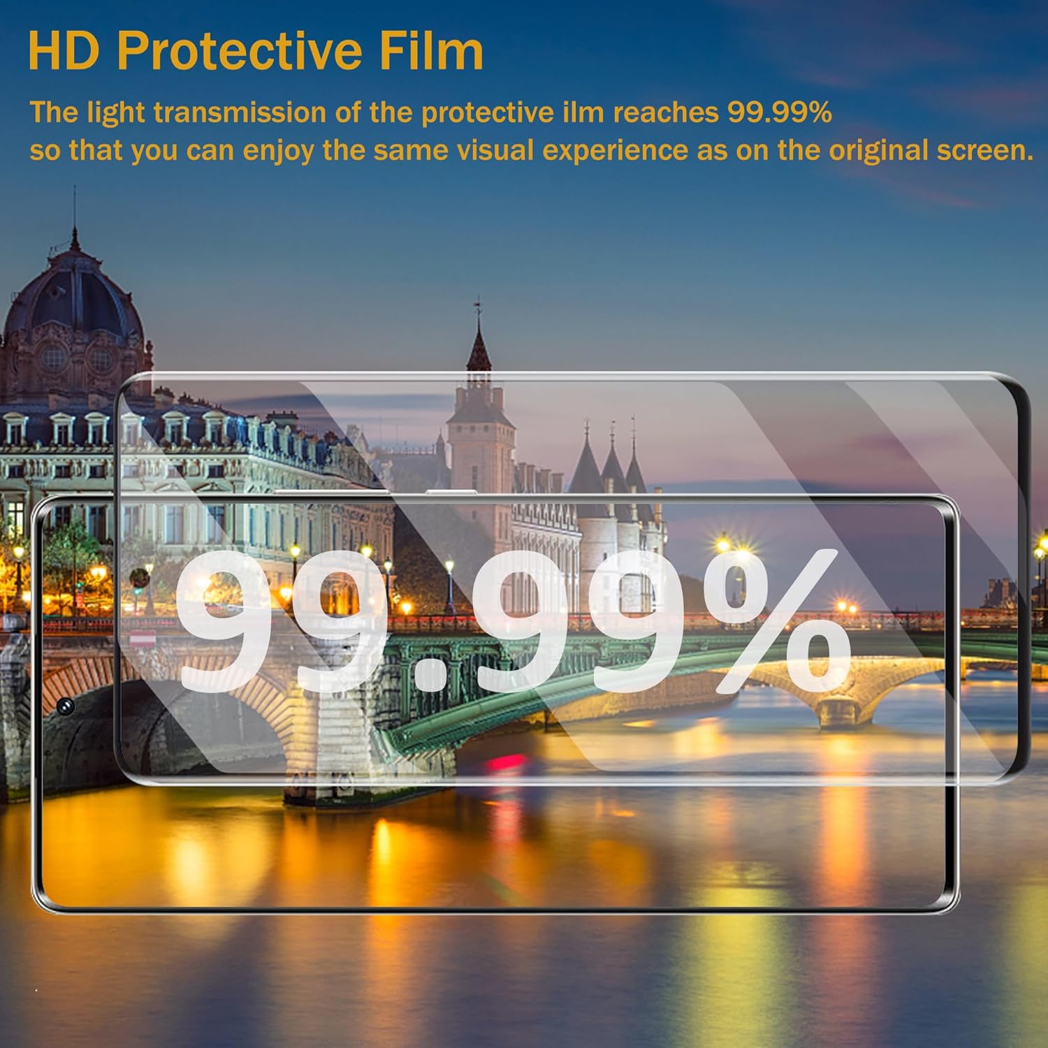 Ikabo 2+2 Pezzi Vetro Temperato per Honor 90 - immagine 6