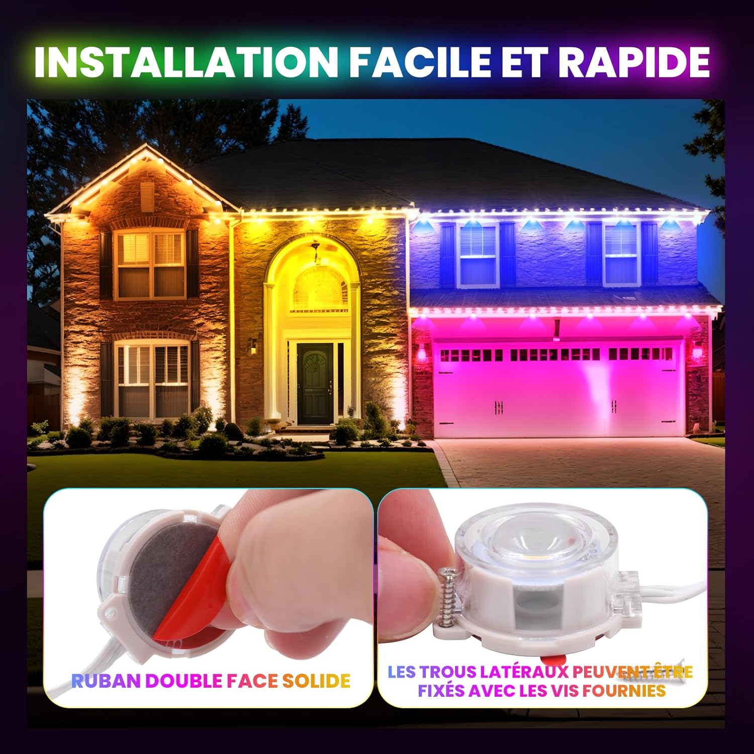 Wisada Catena Luminosa Esterna LED 98ft (30m) - immagine 3