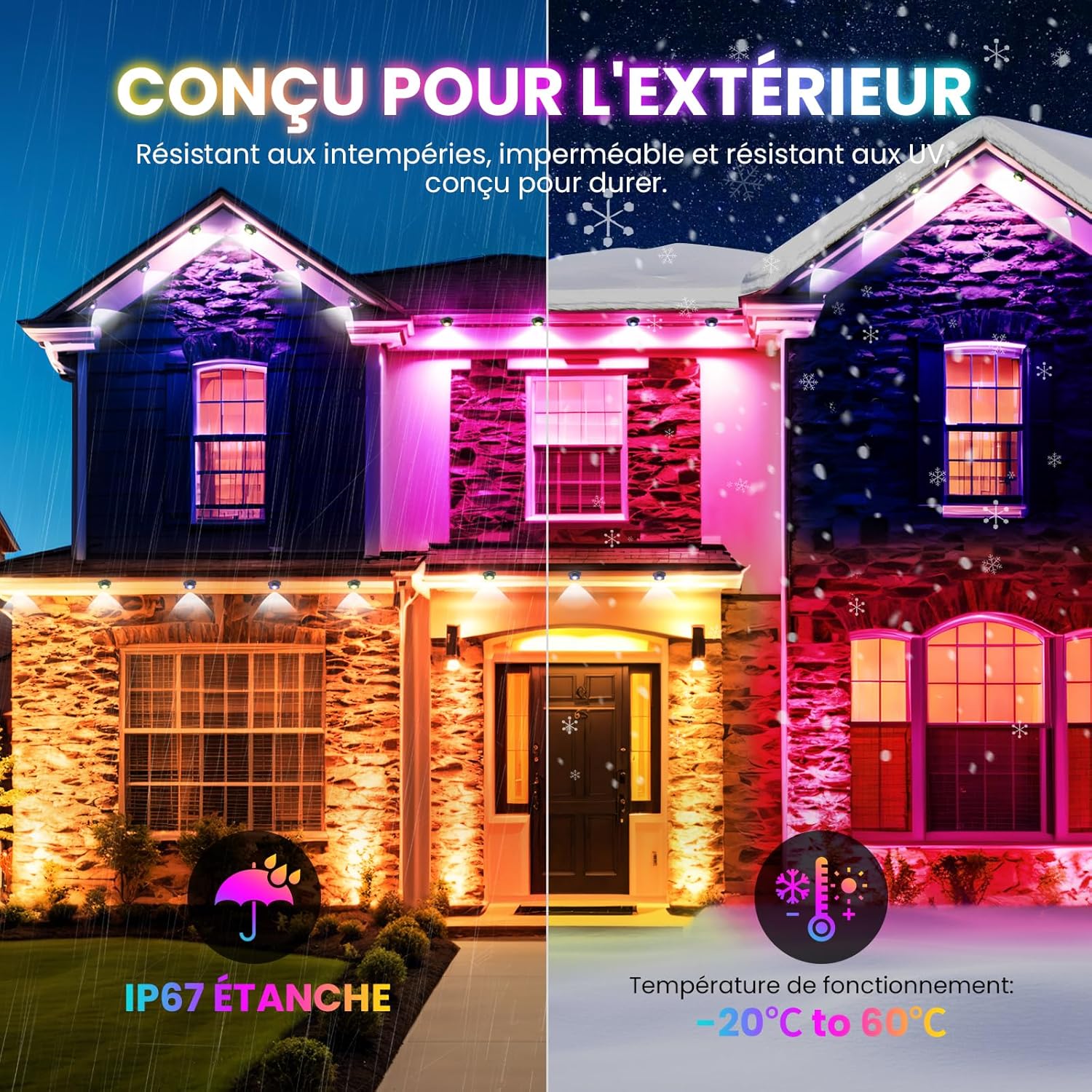 Wisada Catena Luminosa Esterna LED 98ft (30m) - immagine 5