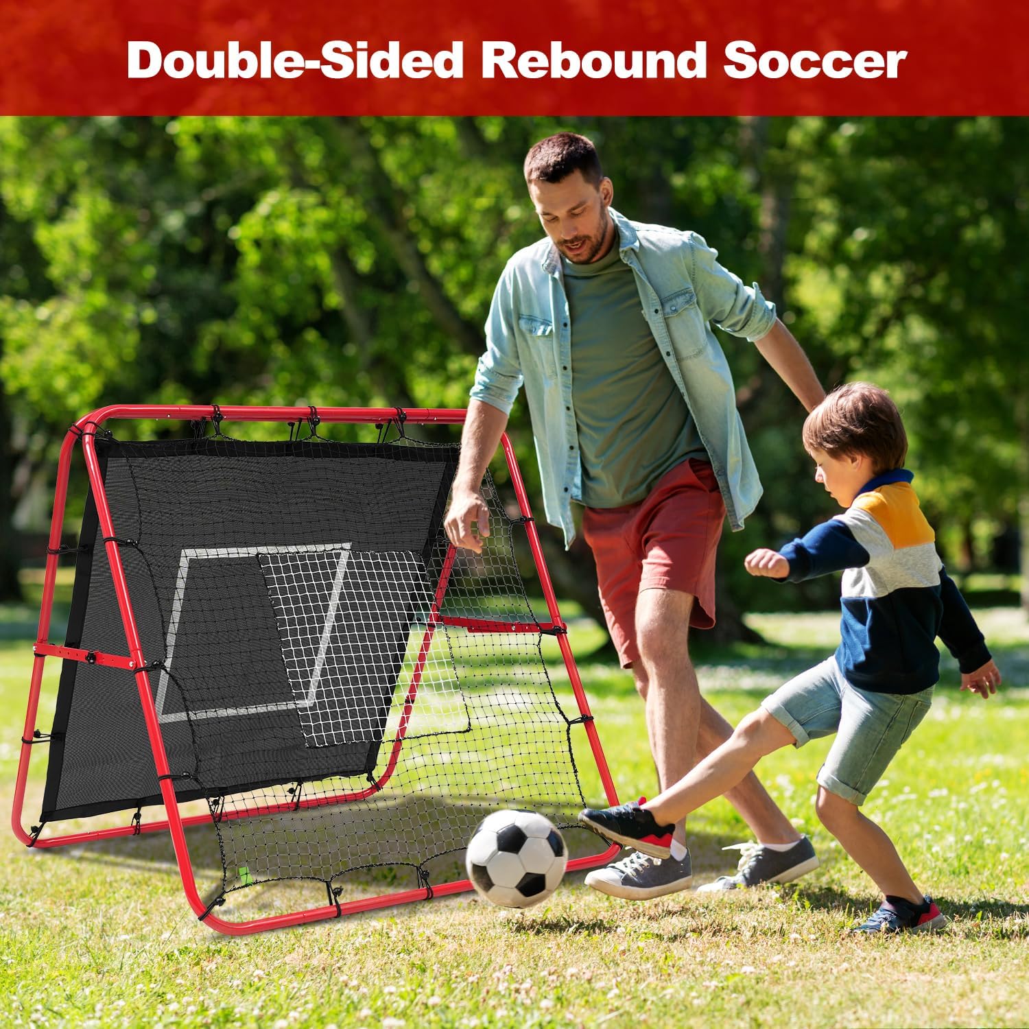Bagail Rete Rebounder Doppio Lato - immagine 6