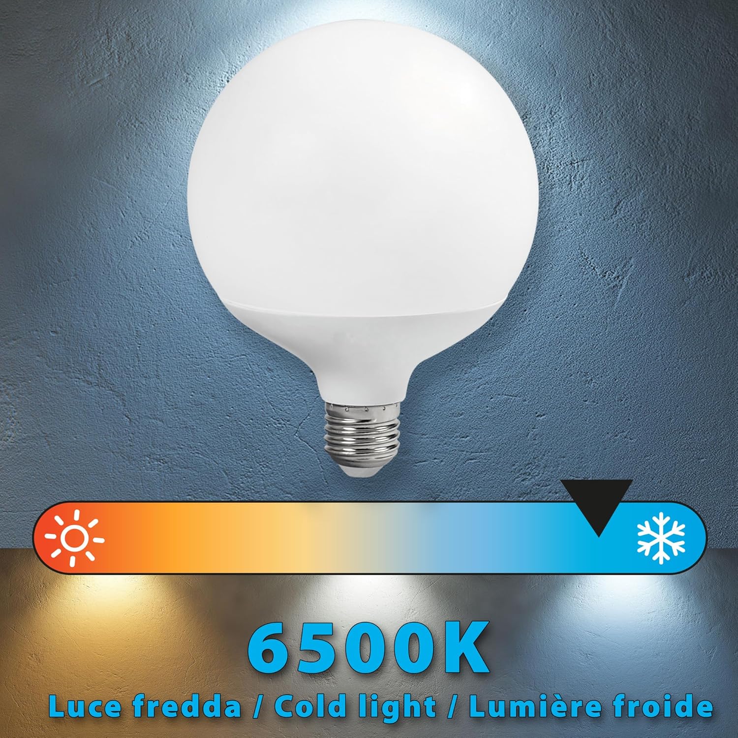 Velamp Lampadina LED Goccia G120 E27 24W - immagine 3