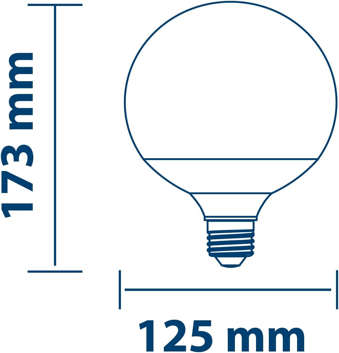 Velamp Lampadina LED Goccia G120 E27 24W - immagine 5