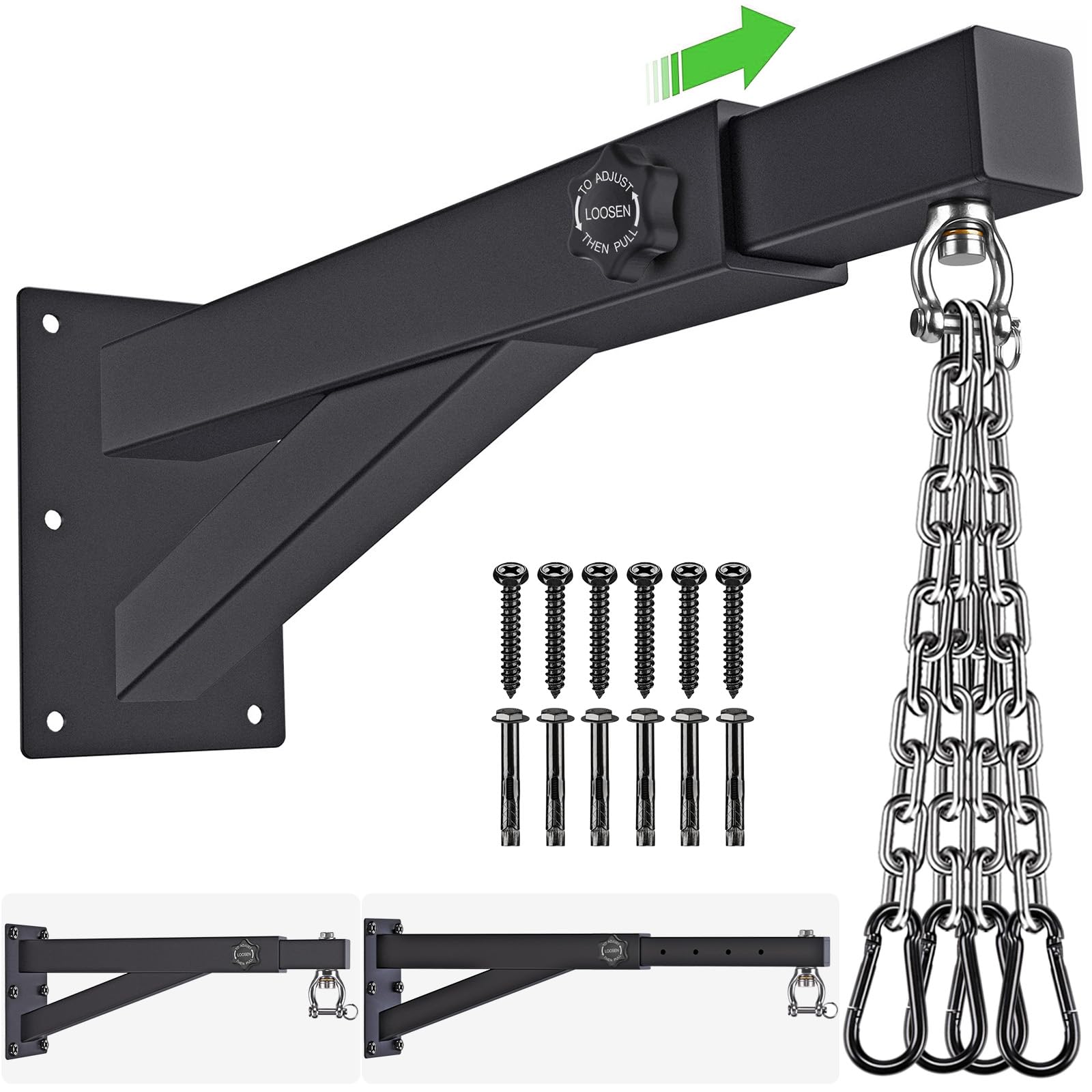 BeneLabel Staffa per Sacco da Boxe da Parete Resistente