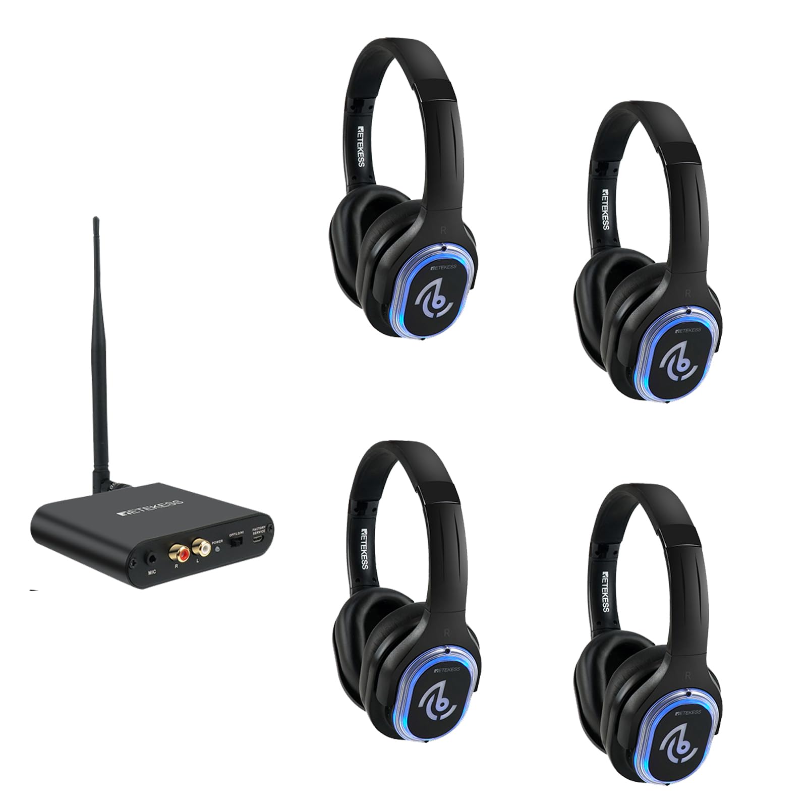 Retekess TA004 Cuffie Wireless Multiple (4 pezzi)