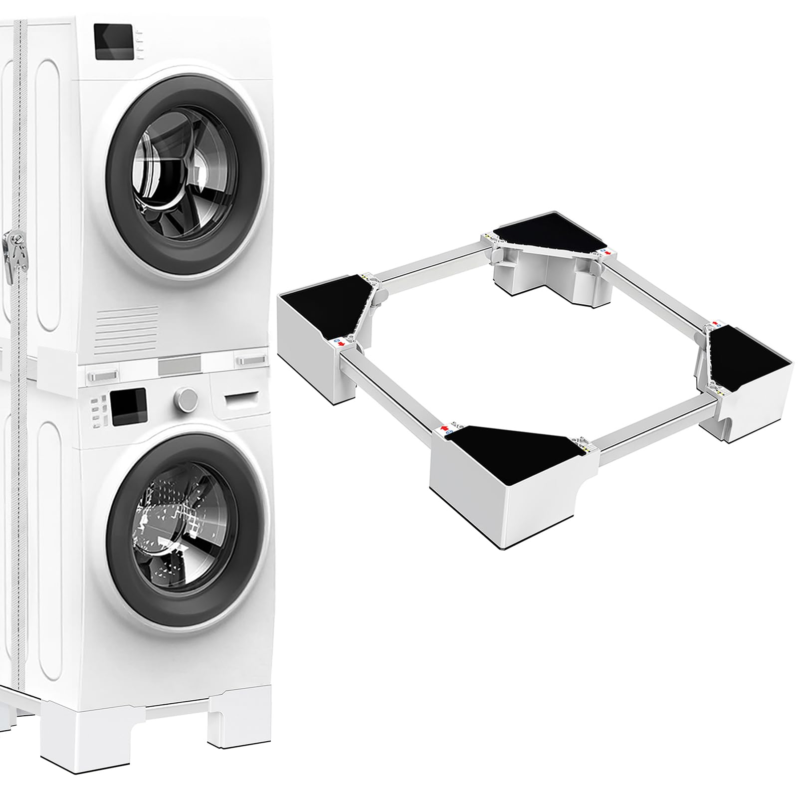 NIUXX Base Universale Regolabile per Lavatrice/Frigorifero