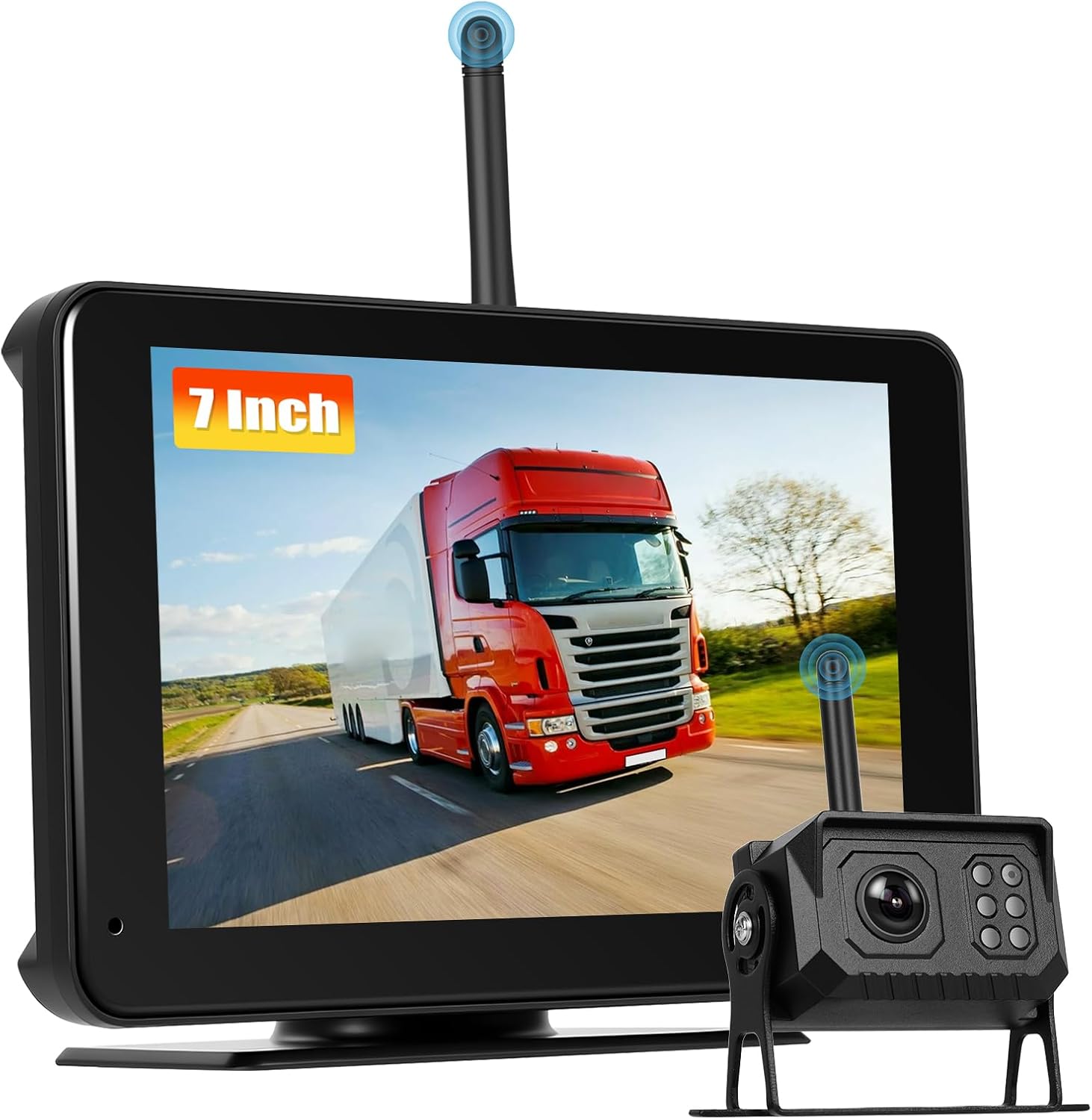 Gohhdl Telecamera Posteriore Wireless 7" IPS - immagine 1