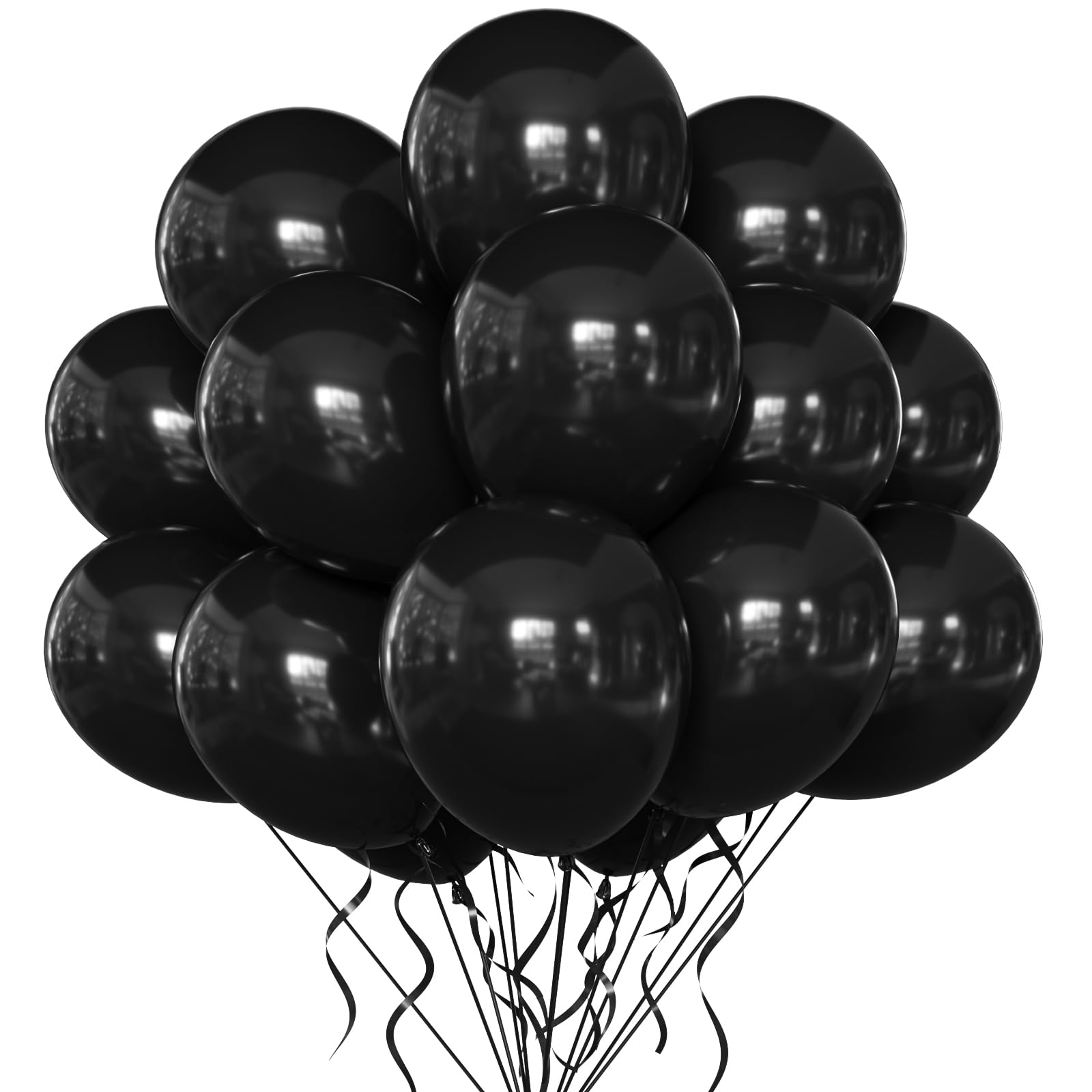 Palloncini Neri 100 pezzi 30 Cm in Lattice