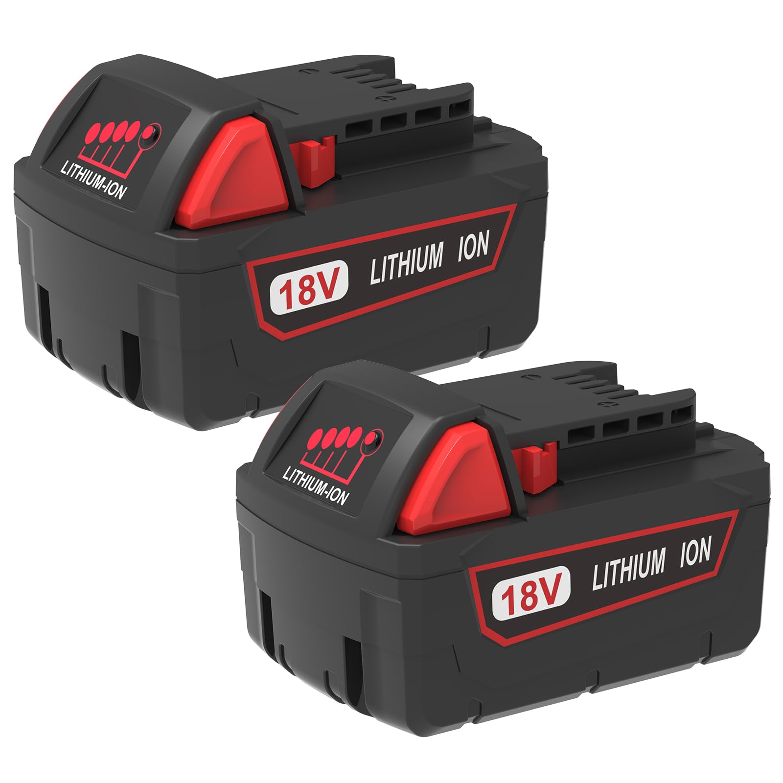 Energup 2X 18V 5.5Ah Batteria Ricambio per Milwaukee