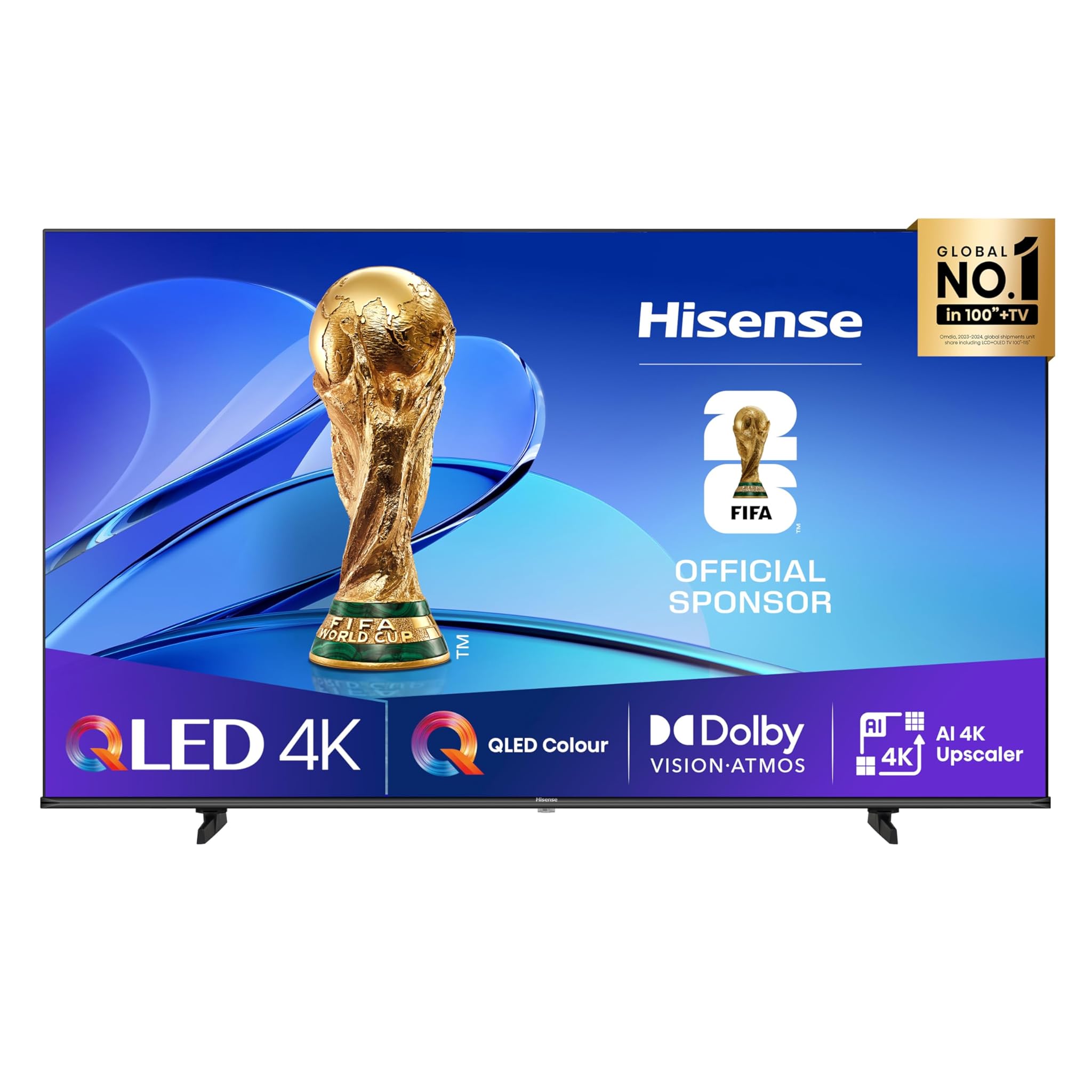 Hisense TV 43" QLED 4K 2025 43E78Q Smart TV