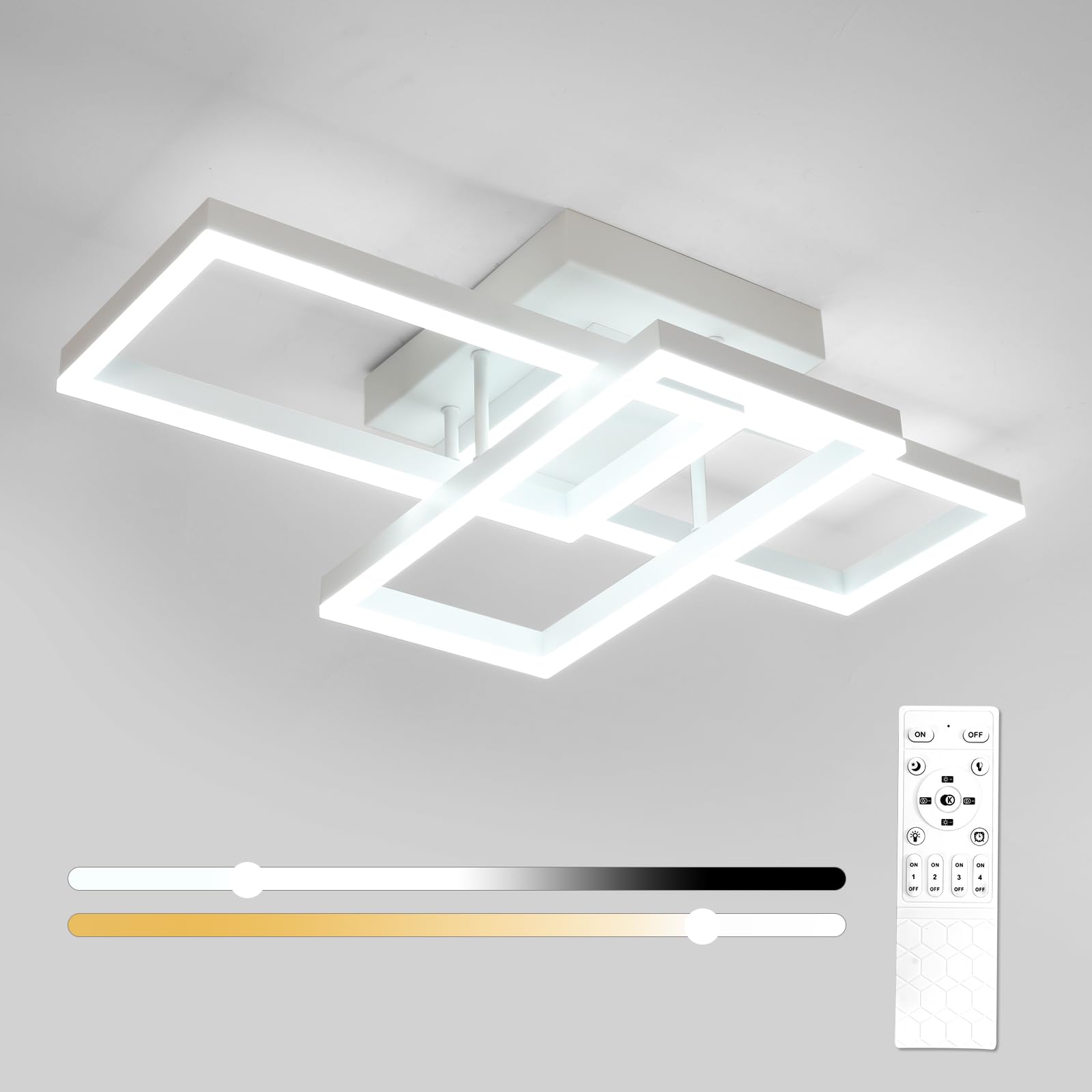 Plafoniera LED Soffitto Dimmerabile 48W 71cm