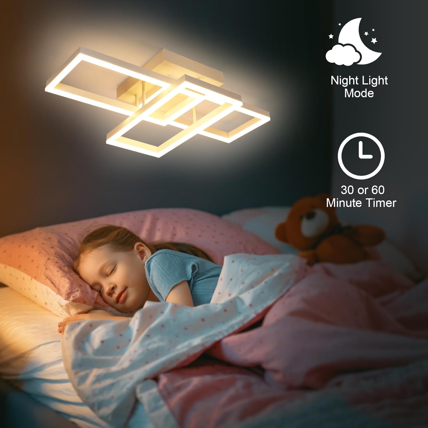 Plafoniera LED Soffitto Dimmerabile 48W 71cm - immagine 5